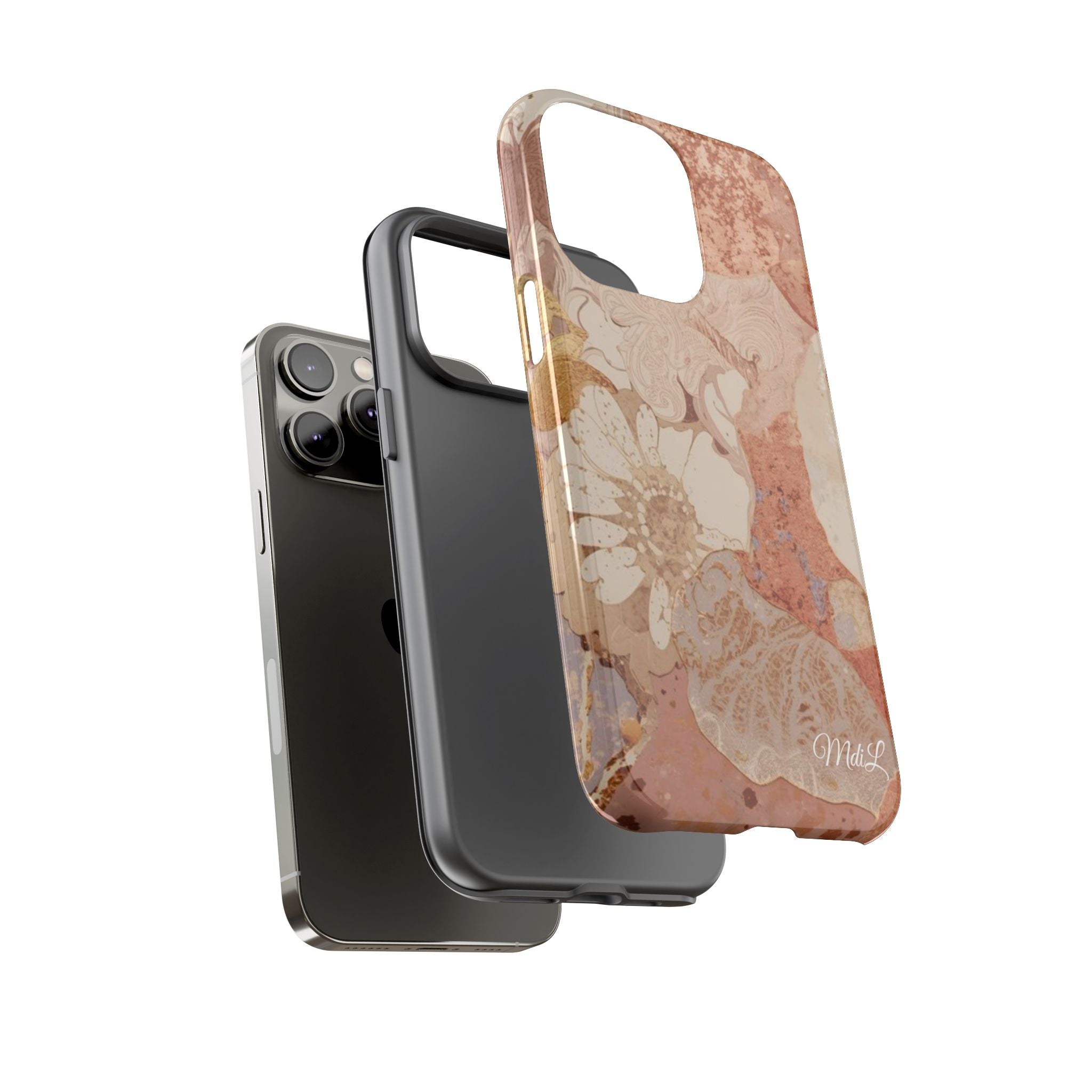 Sand Florals iPhone Case
