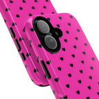 Dotted Hearts | Neon Pink - Mare di Luna