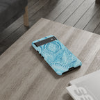 Teal Paisley
