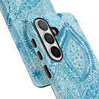 Teal Paisley
