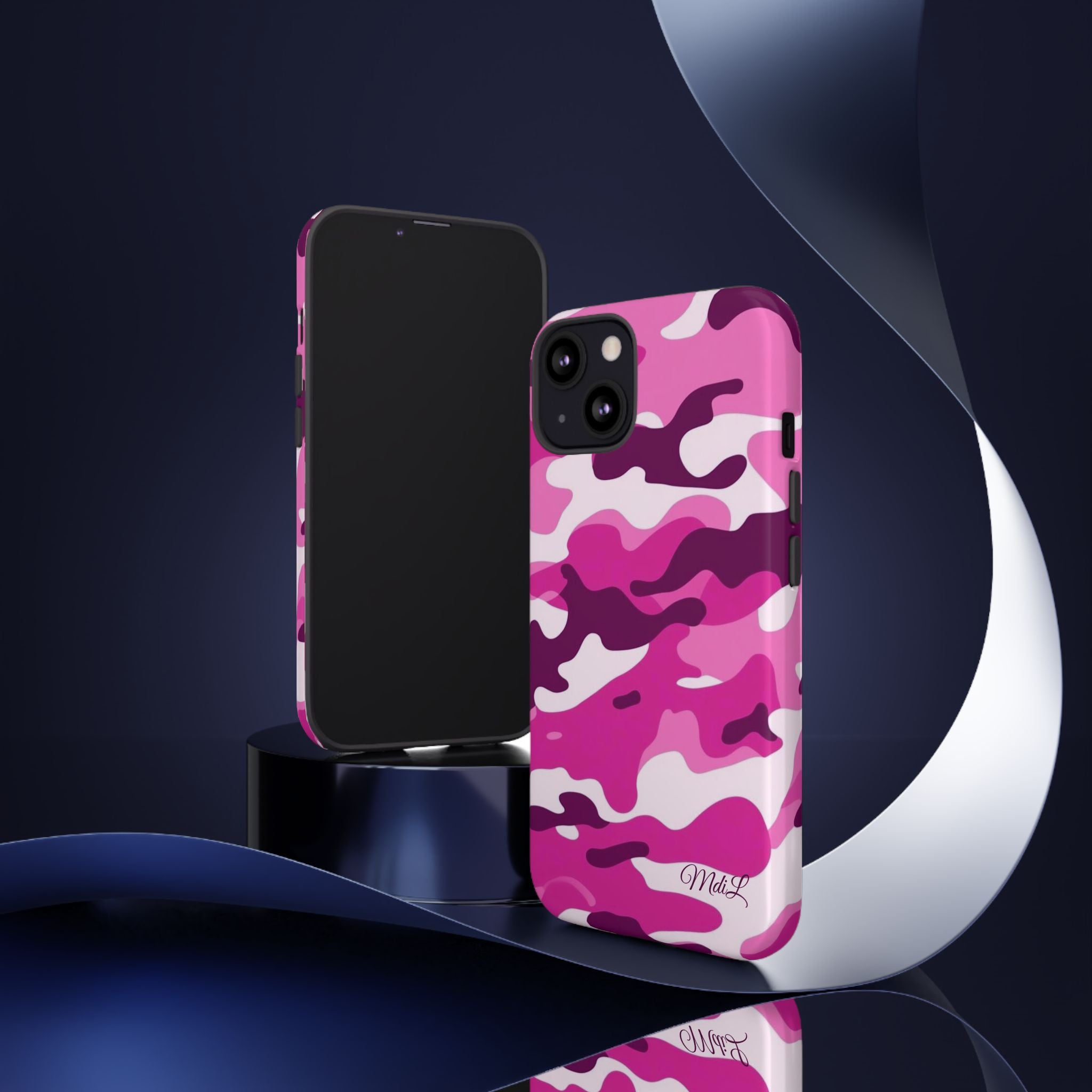 Magenta Camo iPhone Case