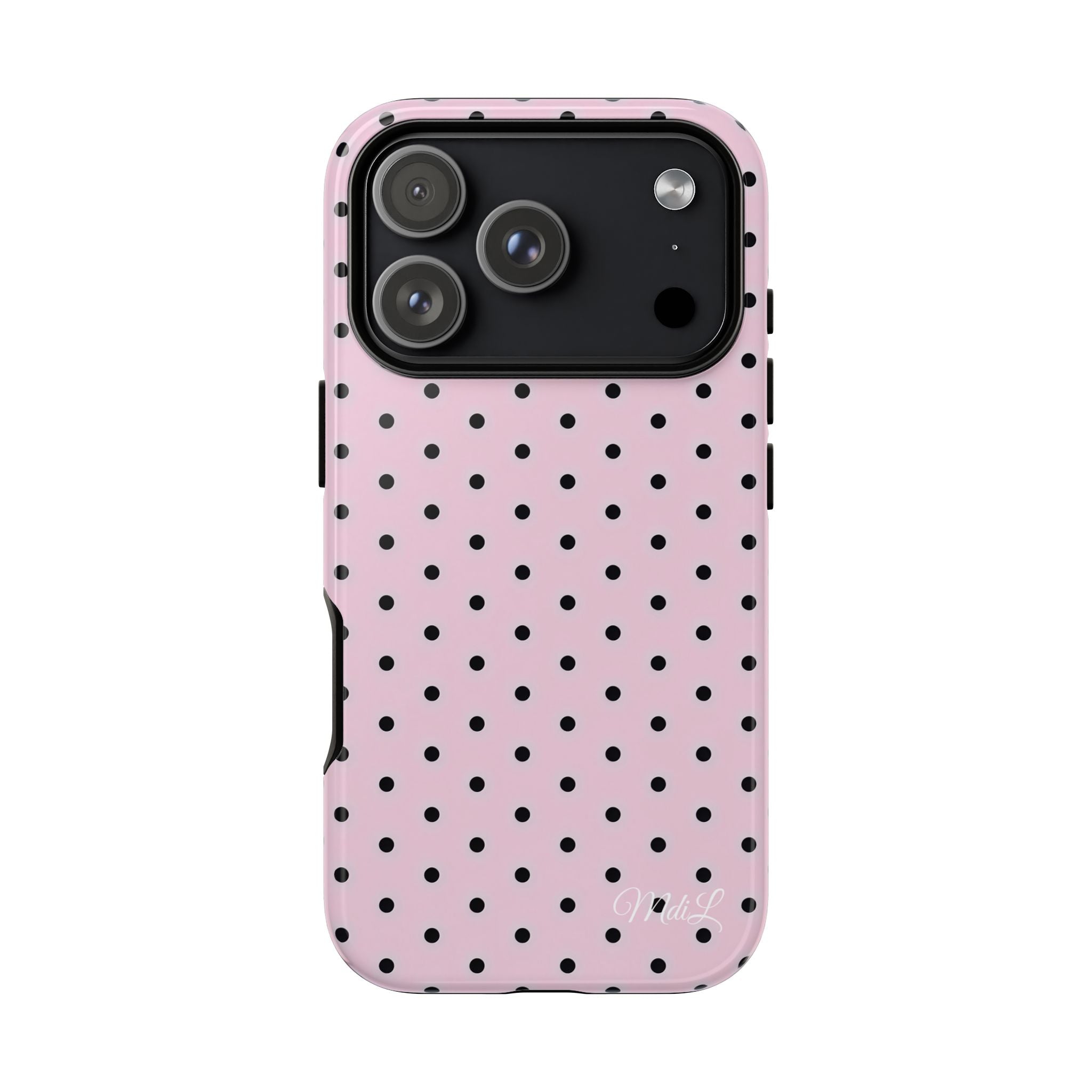 Polka Dots | Pink and Black - Mare di Luna