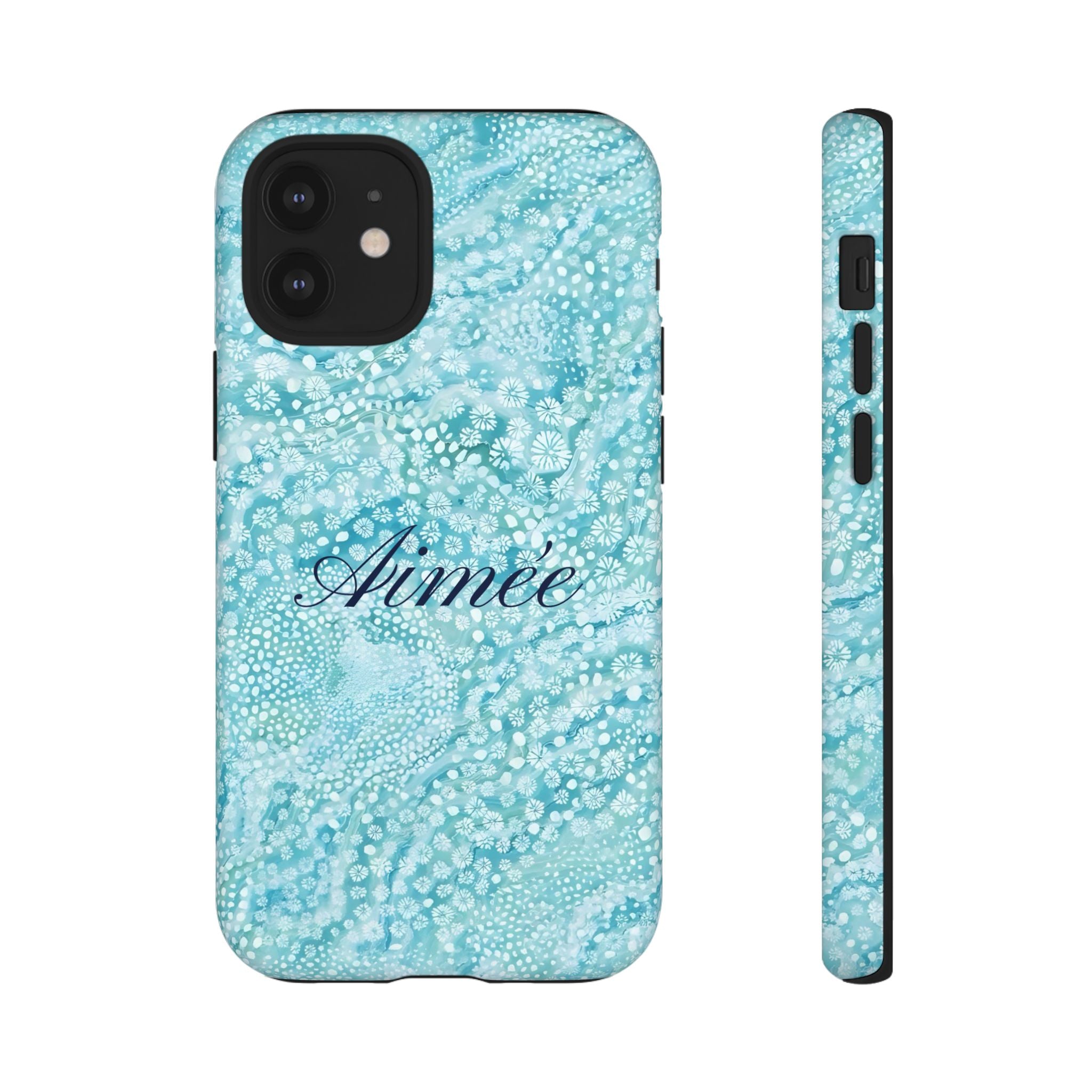 Teal Florals Personalized