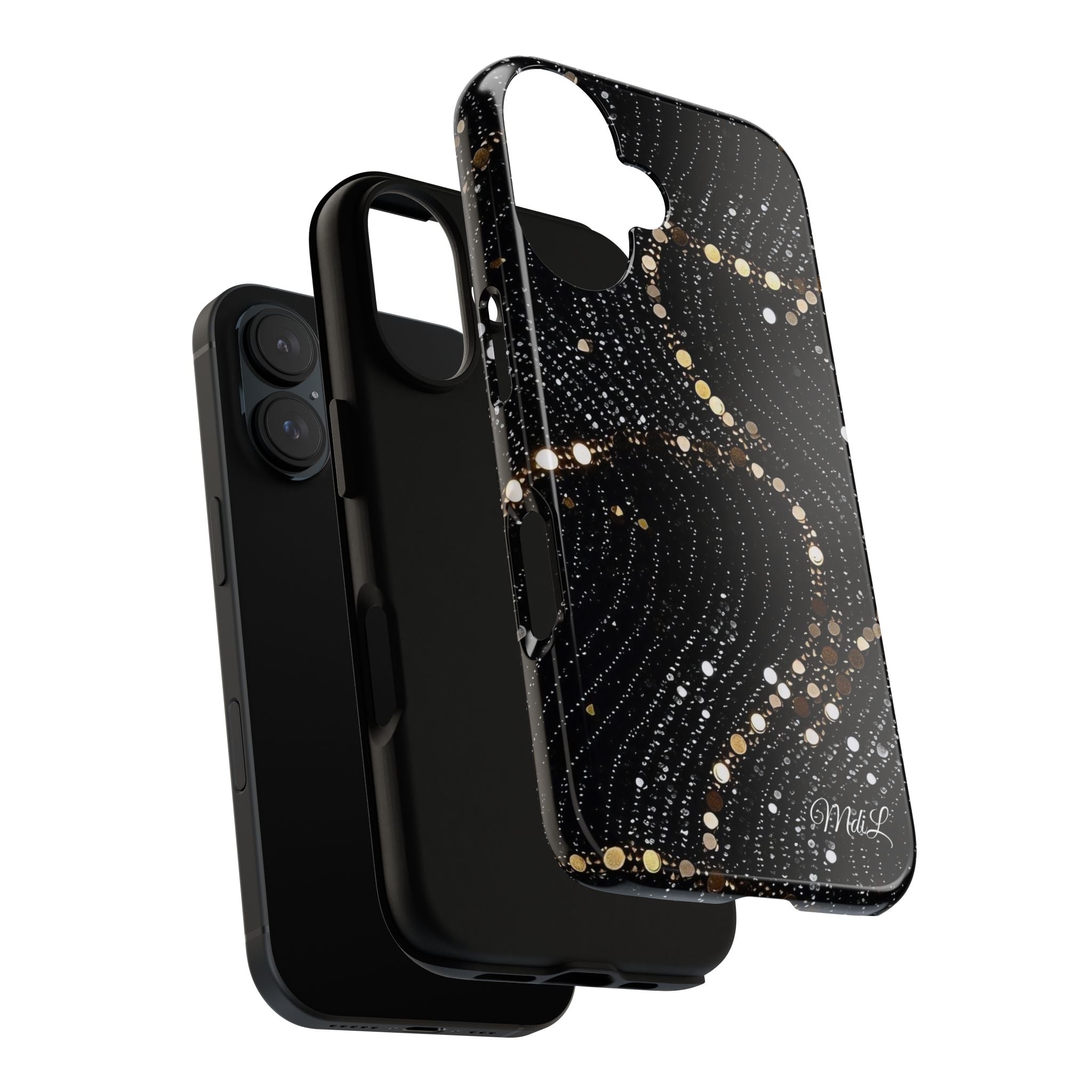 Sequin | Black and Gold - Mare di Luna
