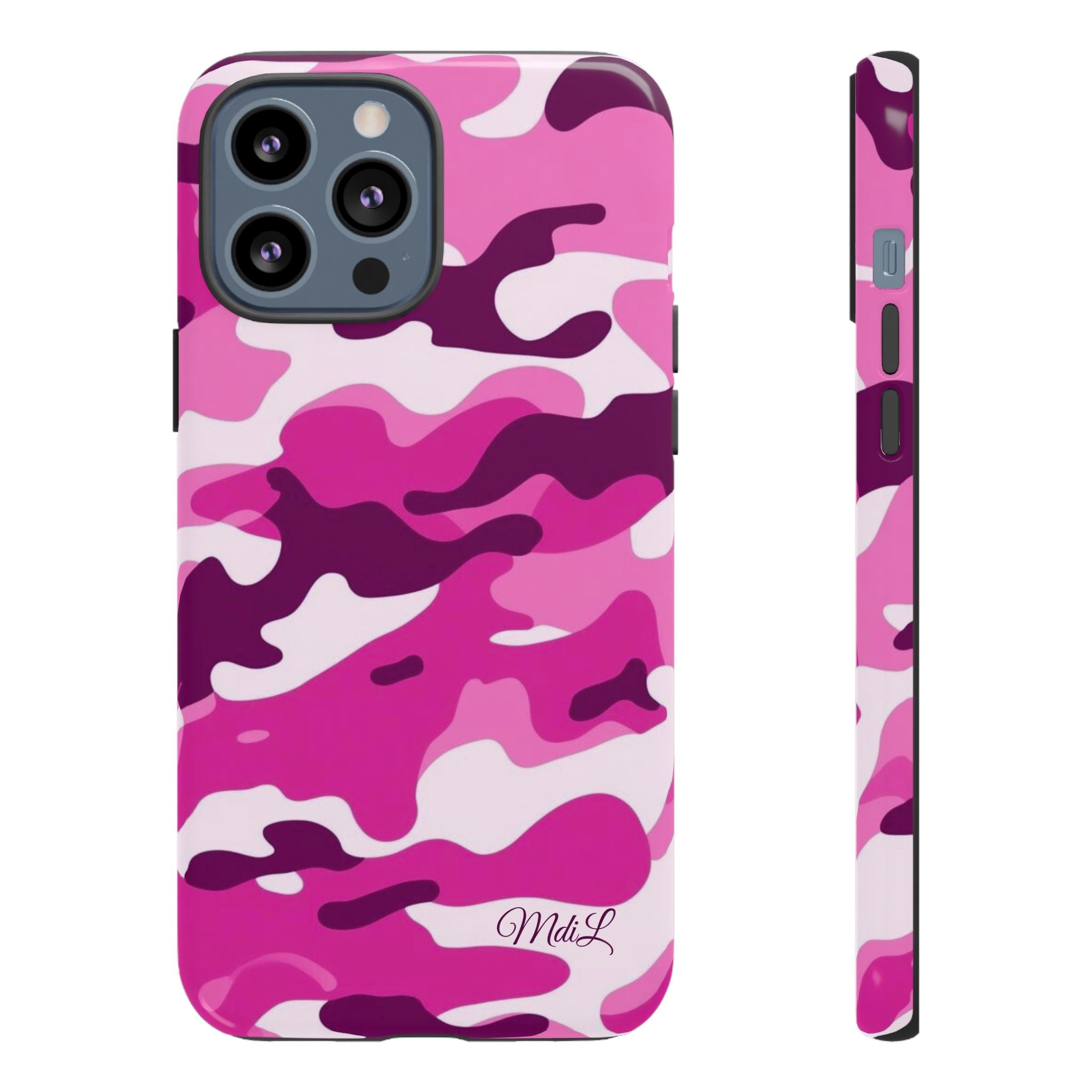 Magenta Camo iPhone Case