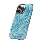 Teal Paisley