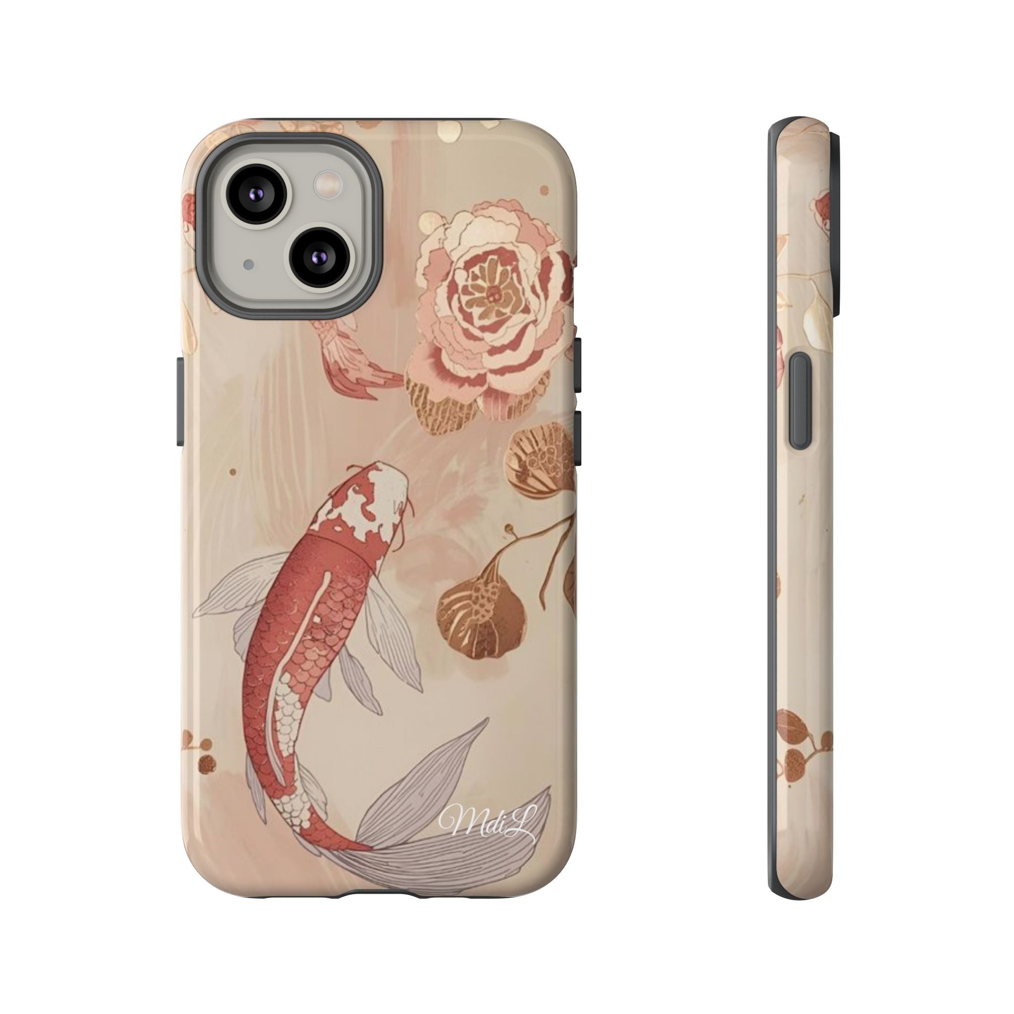 Rosy Koi Pond iPhone Case