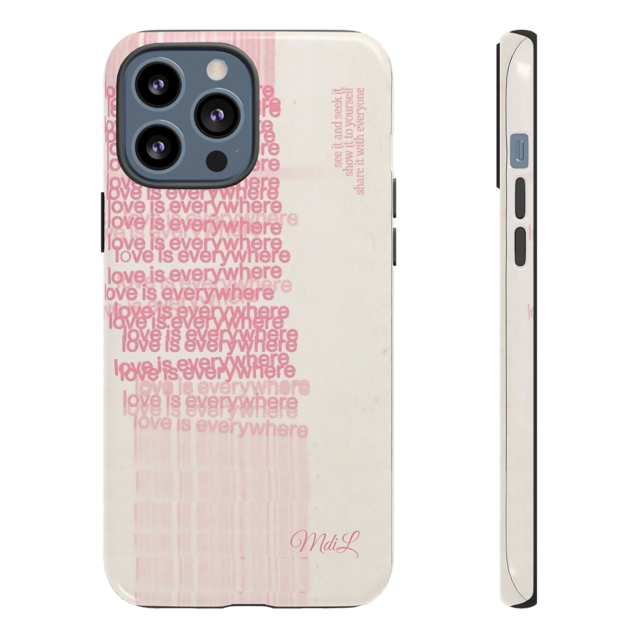 Love is Everywhere | Pink and White - Mare di Luna