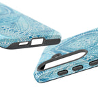 Teal Paisley
