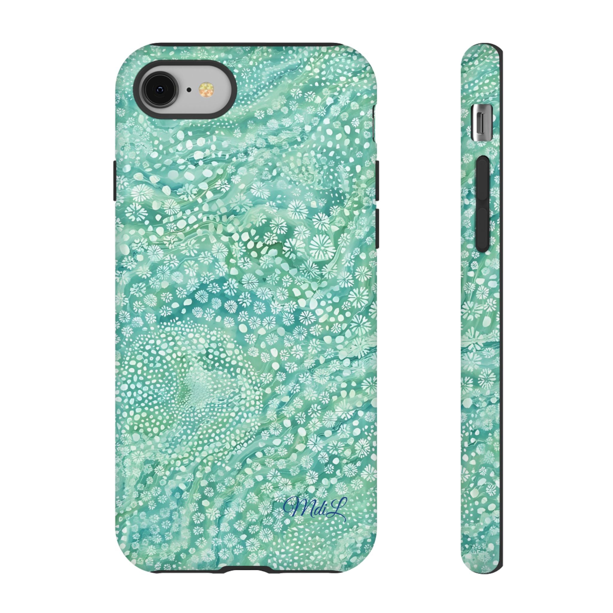 Teal Florals