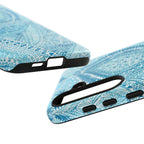 Teal Paisley