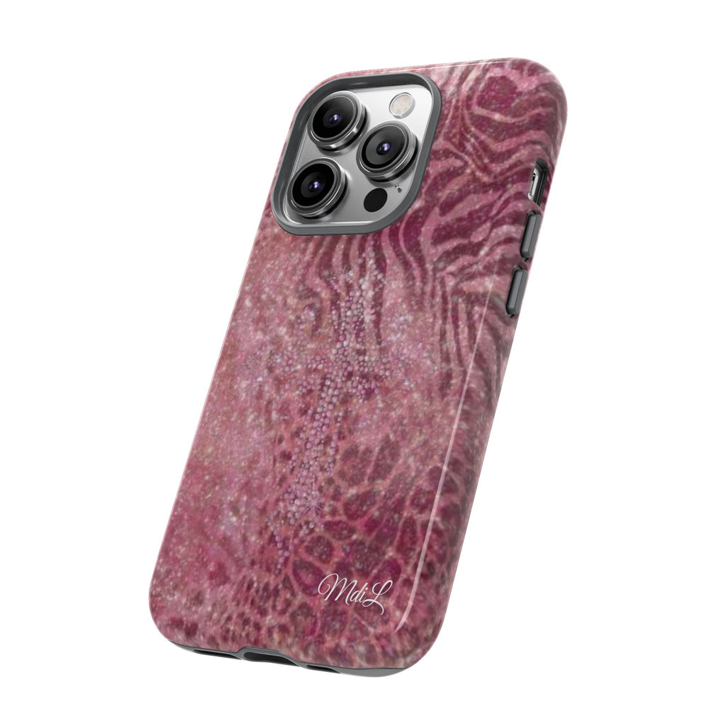 Pink Cross iPhone Case