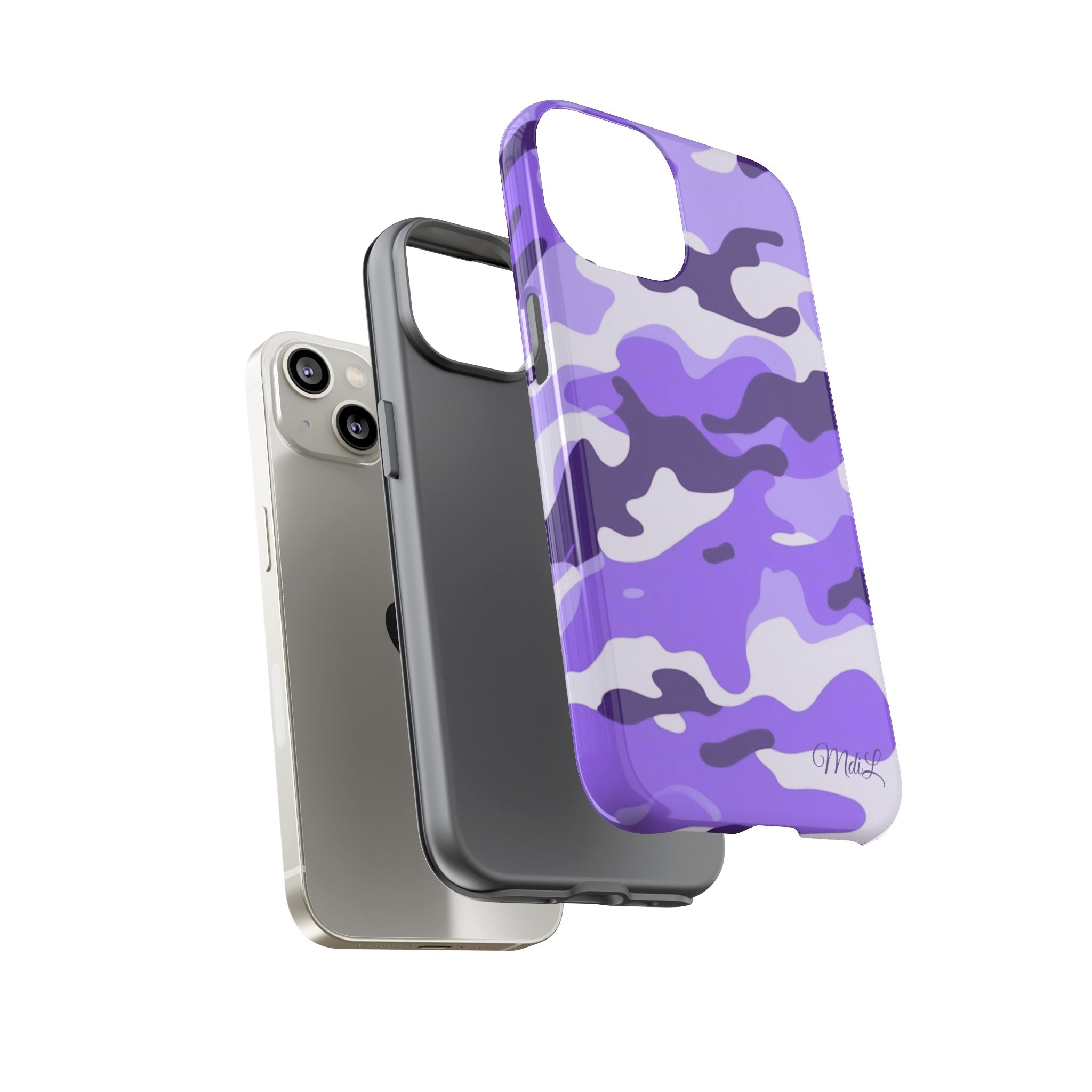 Purple Camo iPhone Case