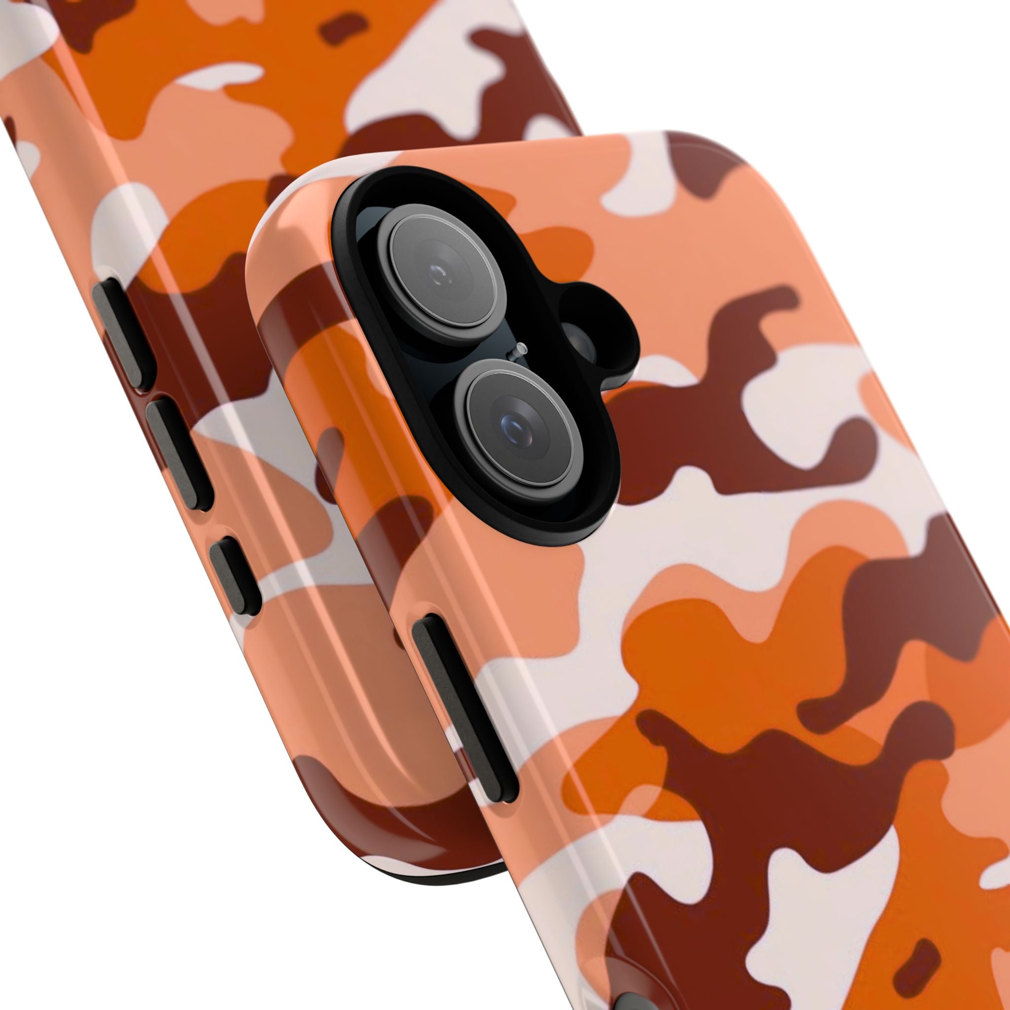 Orange Camo iPhone Case