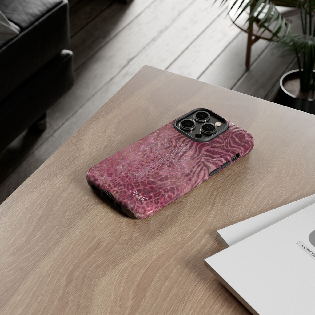 Pink Cross iPhone Case