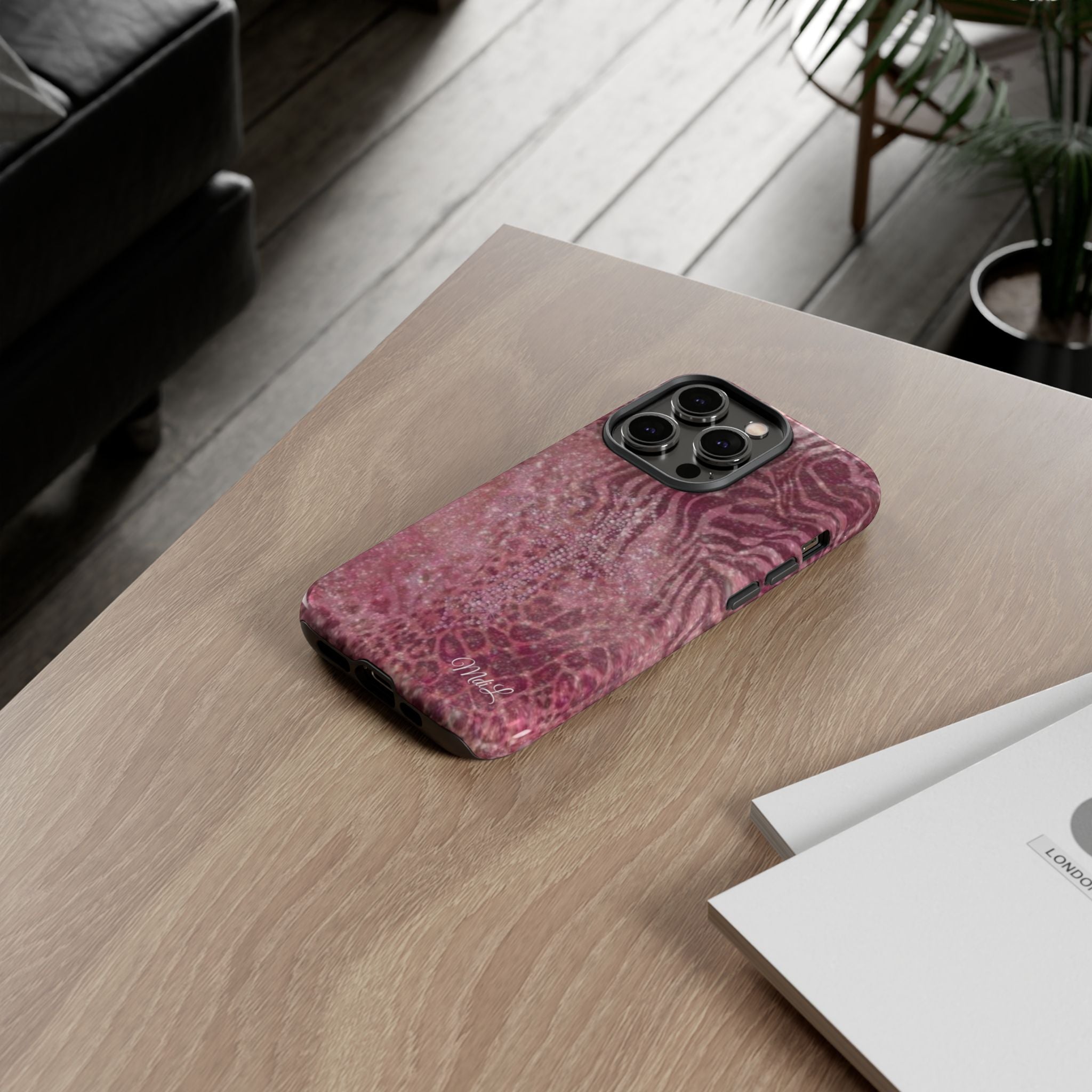 Pink Cross iPhone Case