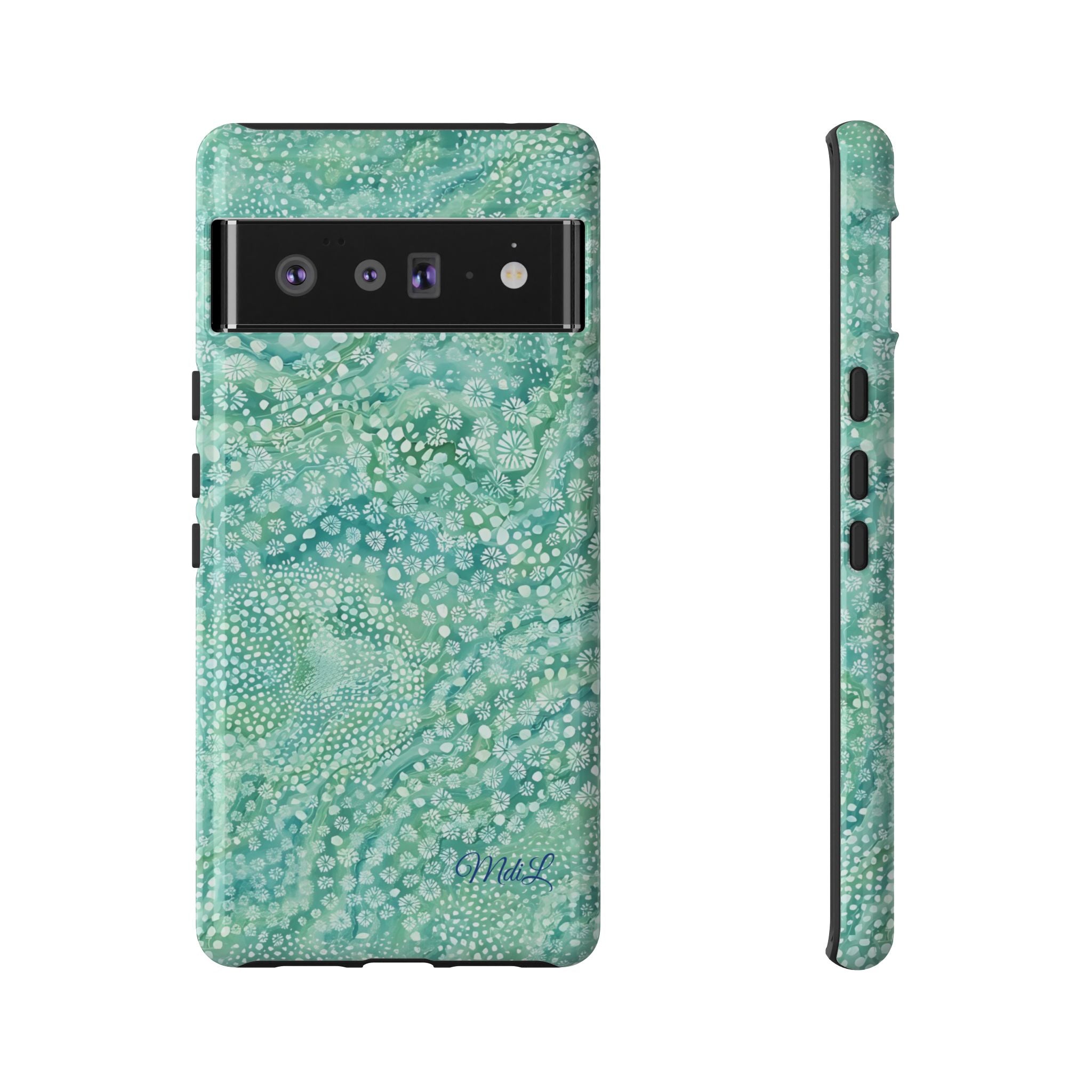 Teal Florals