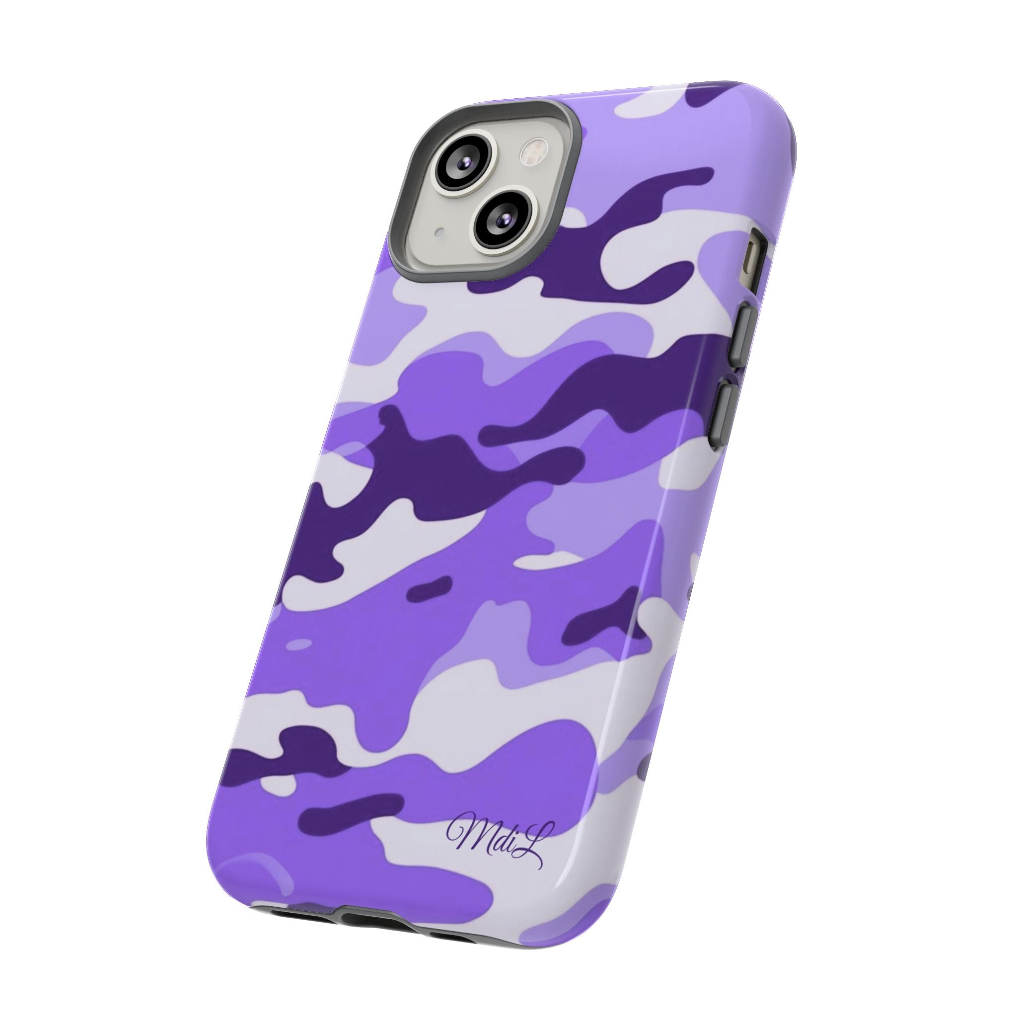 Purple Camo iPhone Case