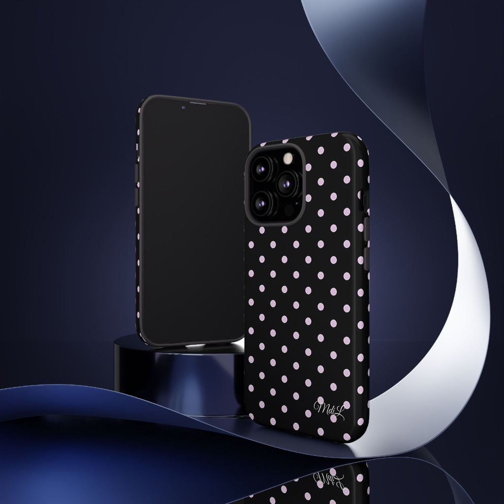 Polka Dots | Pink and Black - Mare di Luna