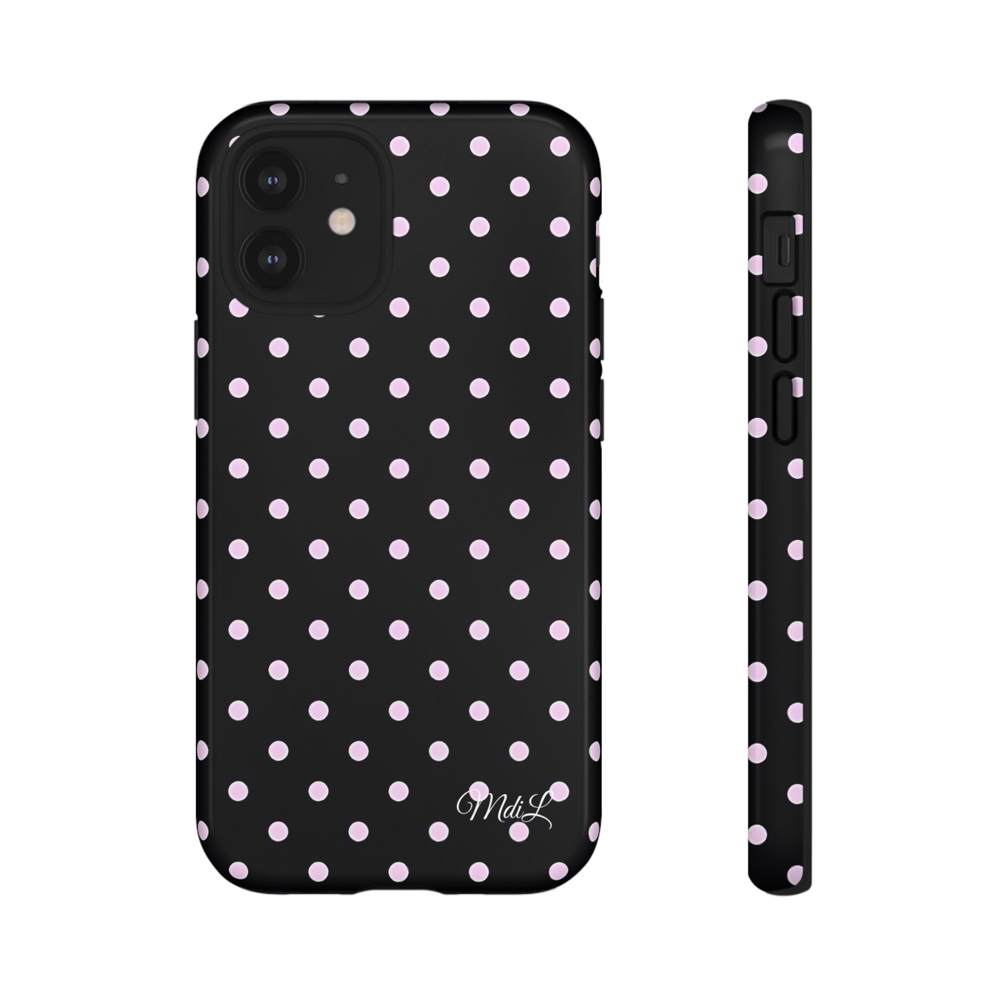 Polka Dots | Pink and Black - Mare di Luna