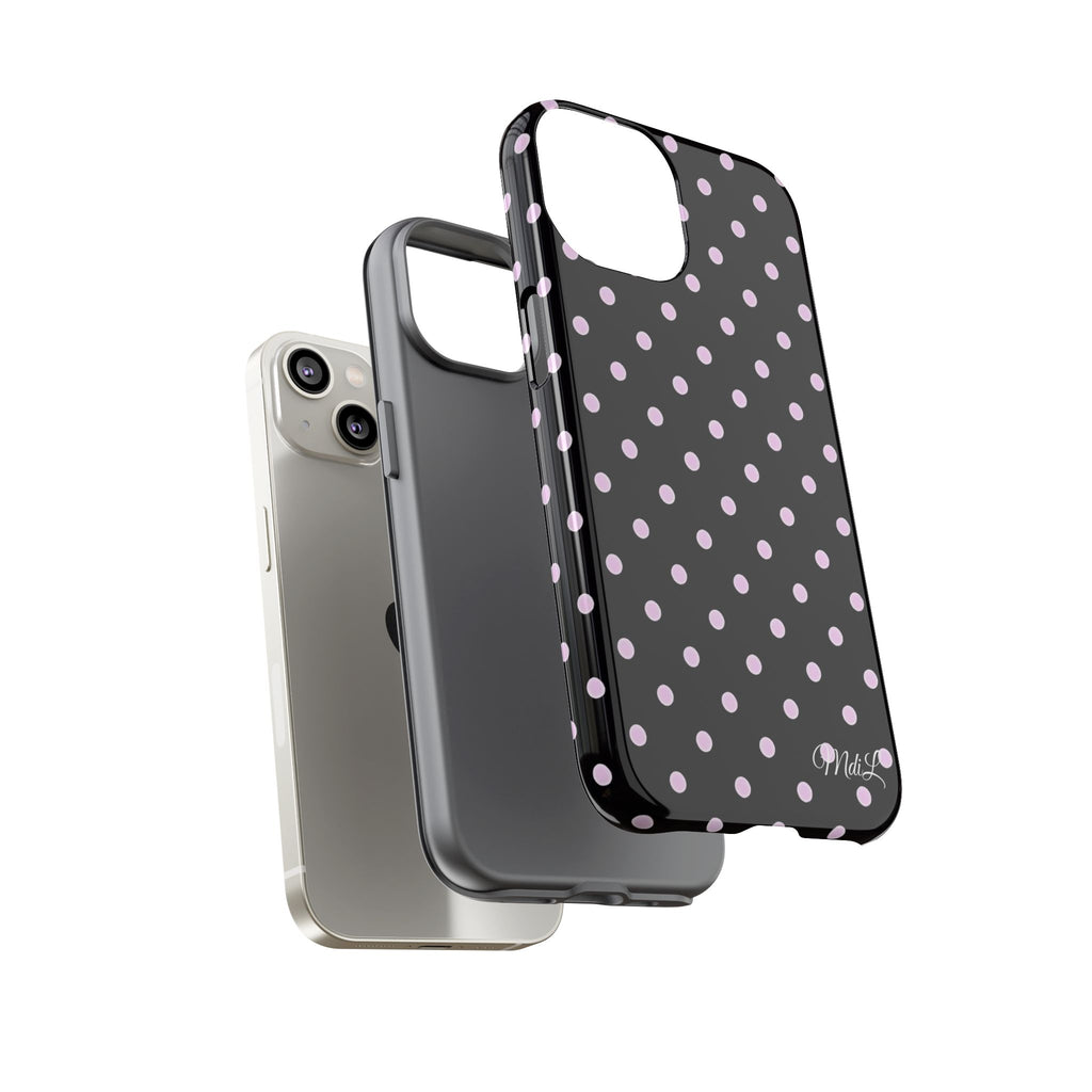 Polka Dots | Pink and Black - Mare di Luna