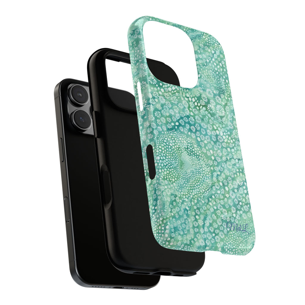 Teal Florals