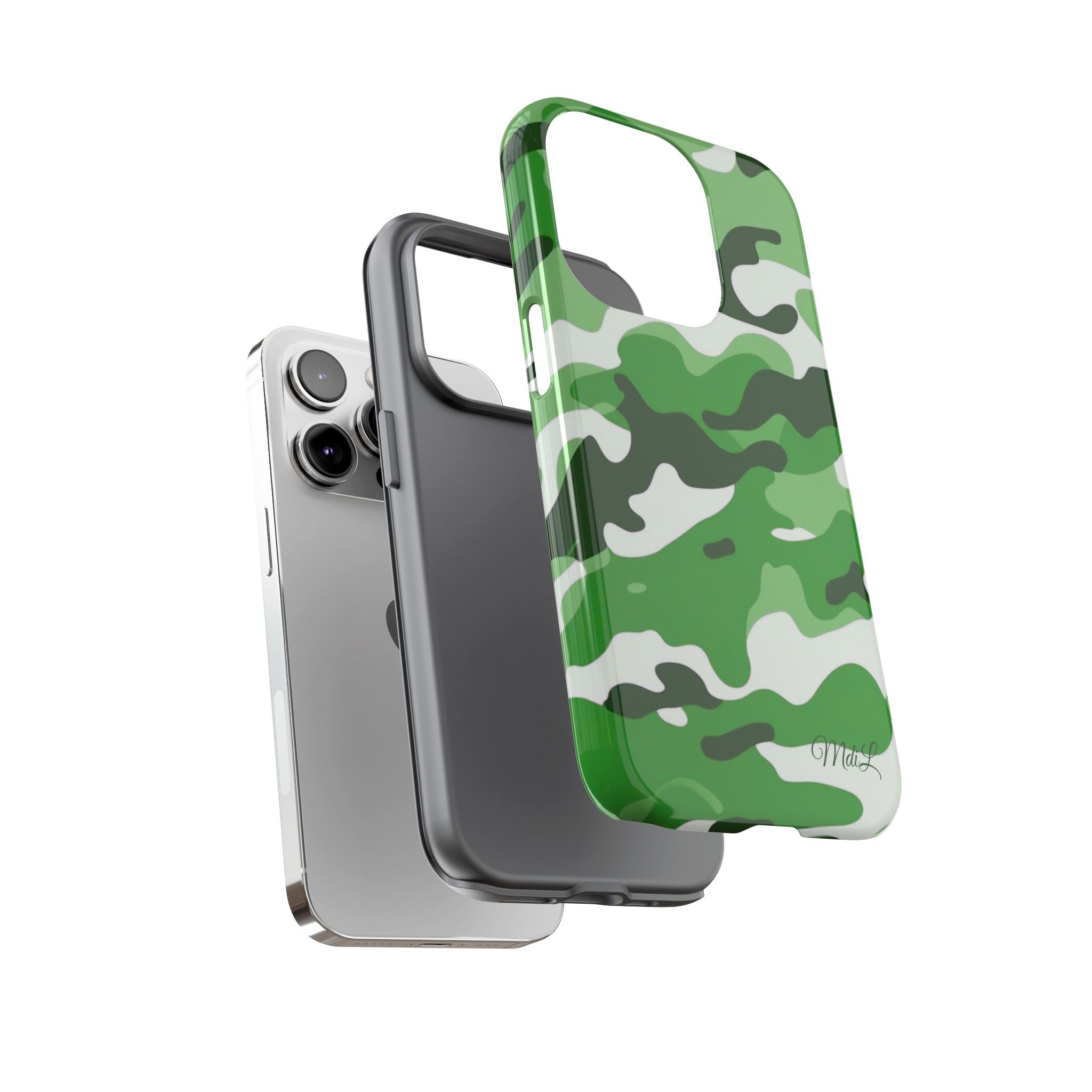 Green Camo iPhone Case