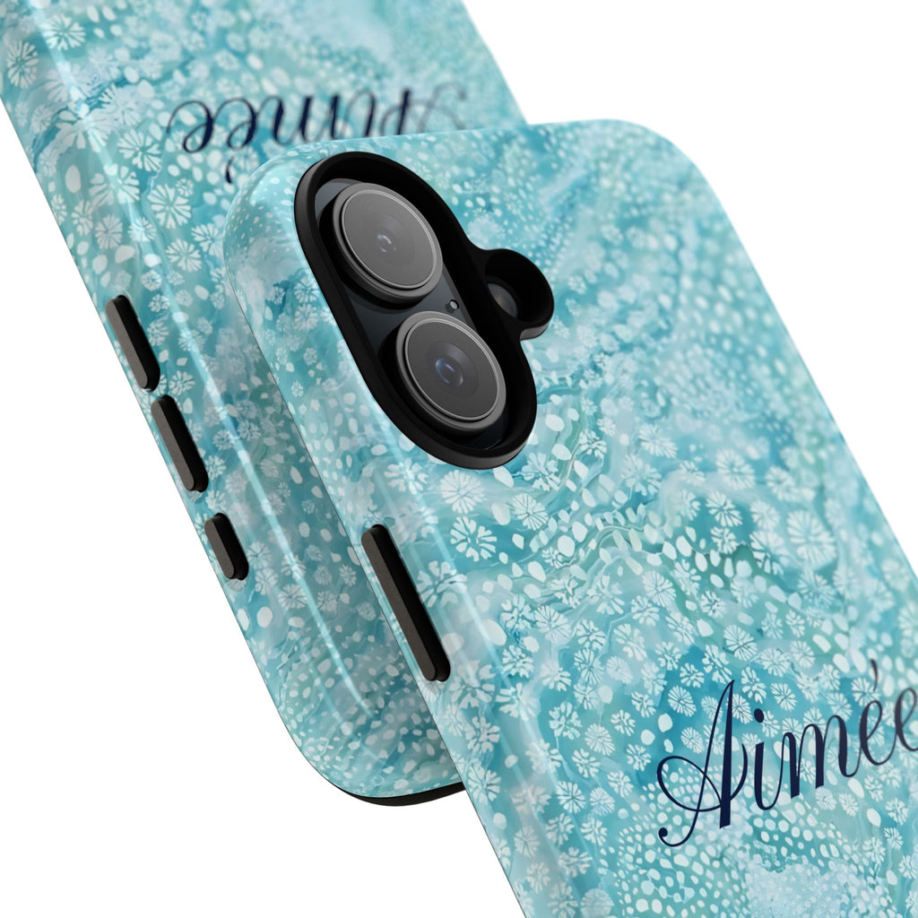 Teal Florals Personalized