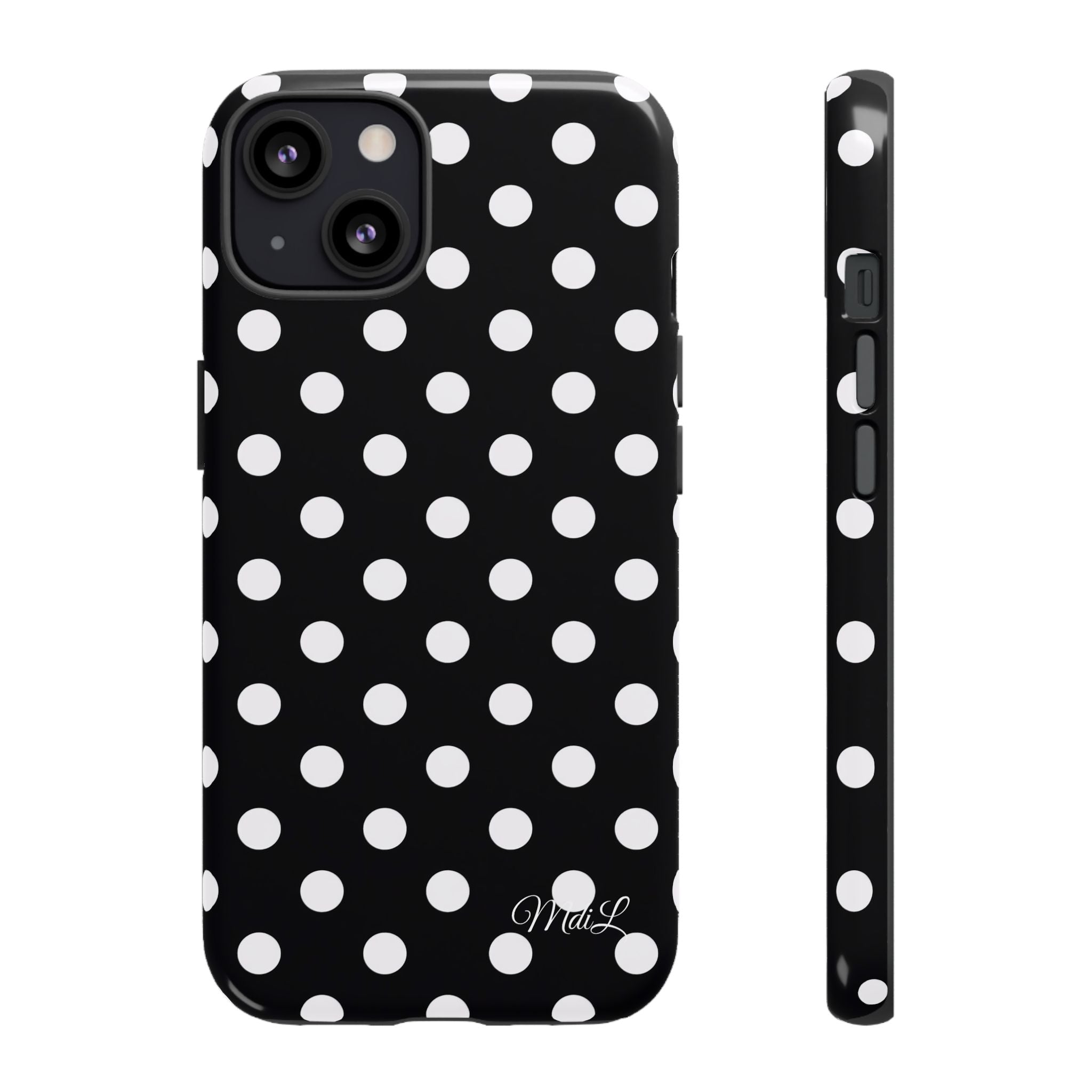 Polka Dots | White and Black - Mare di Luna