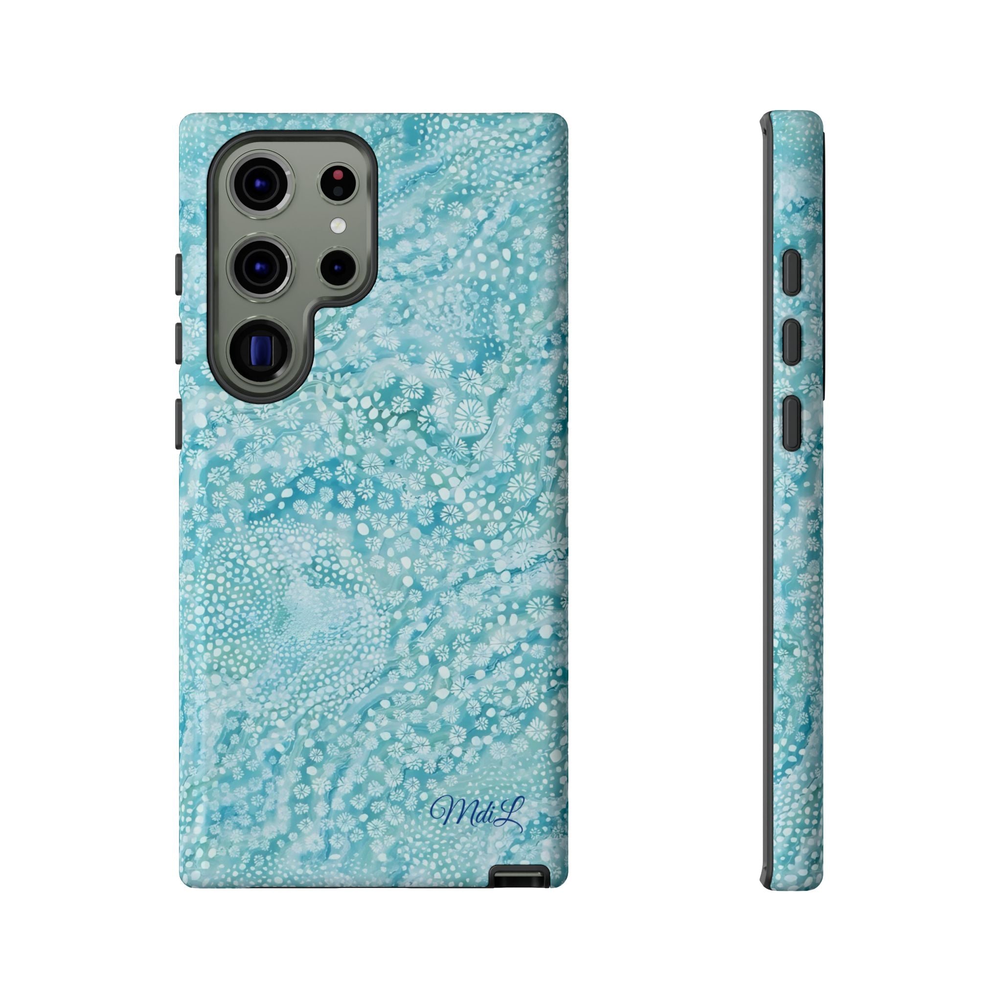 Teal Florals