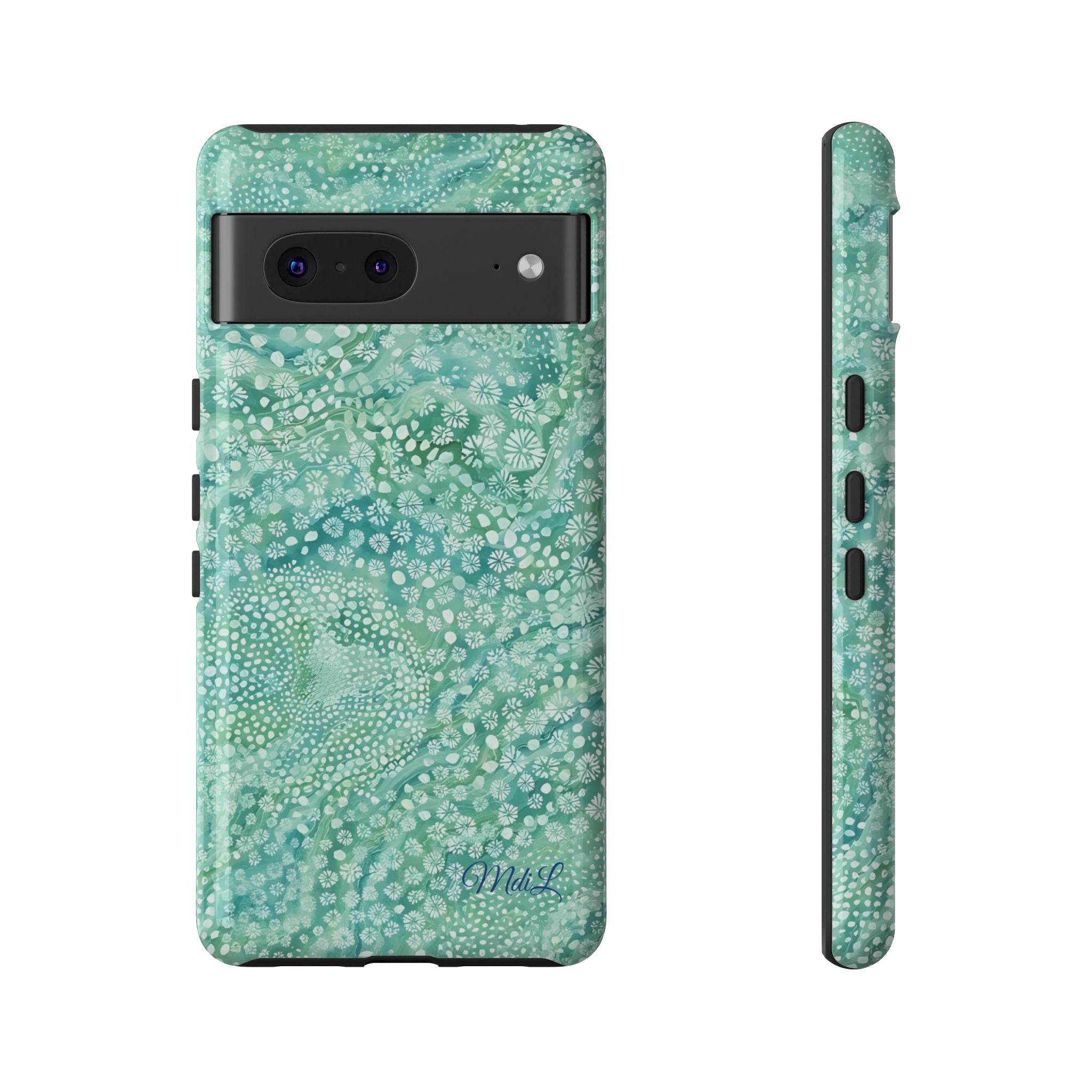 Teal Florals