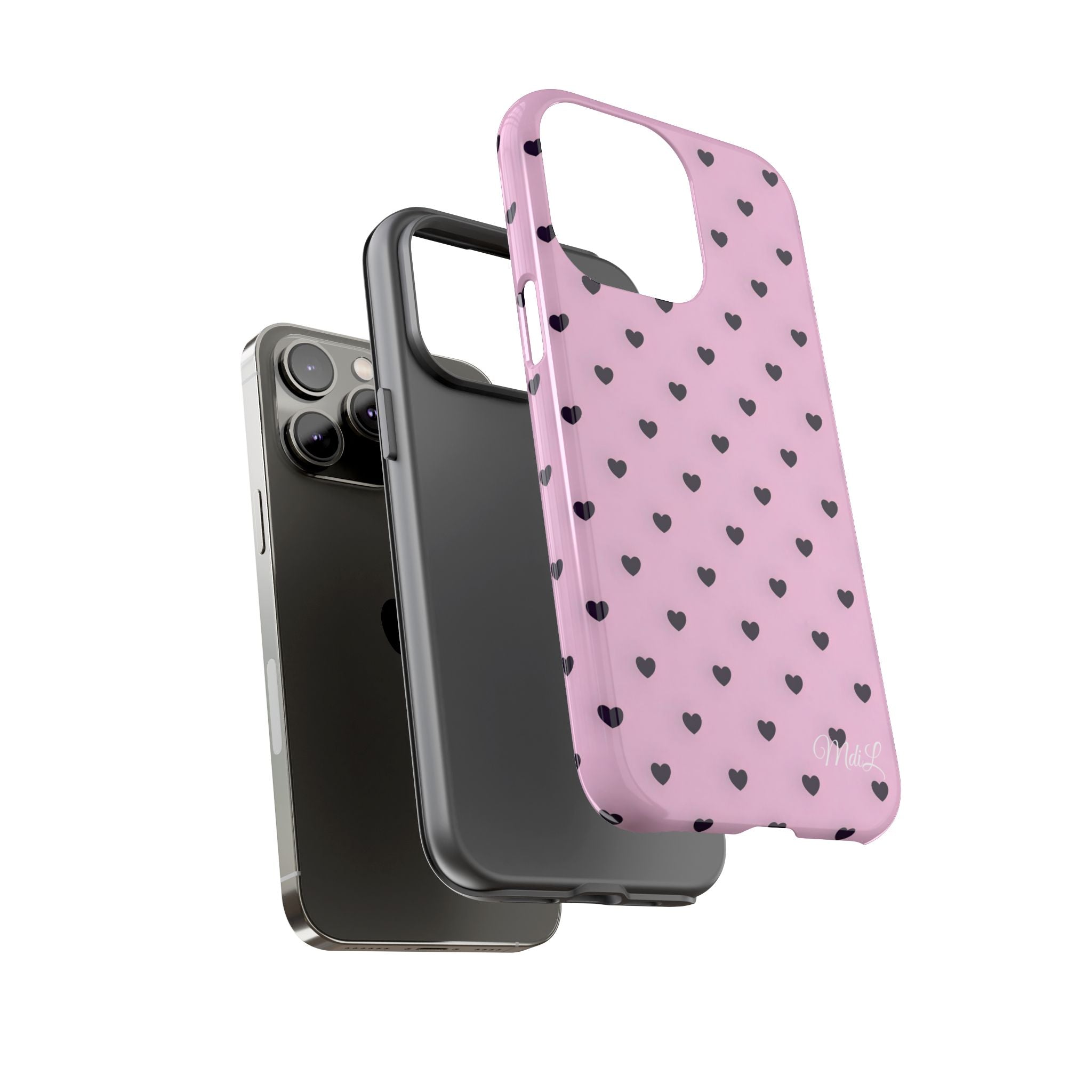 Dotted Hearts | Pink - Mare di Luna