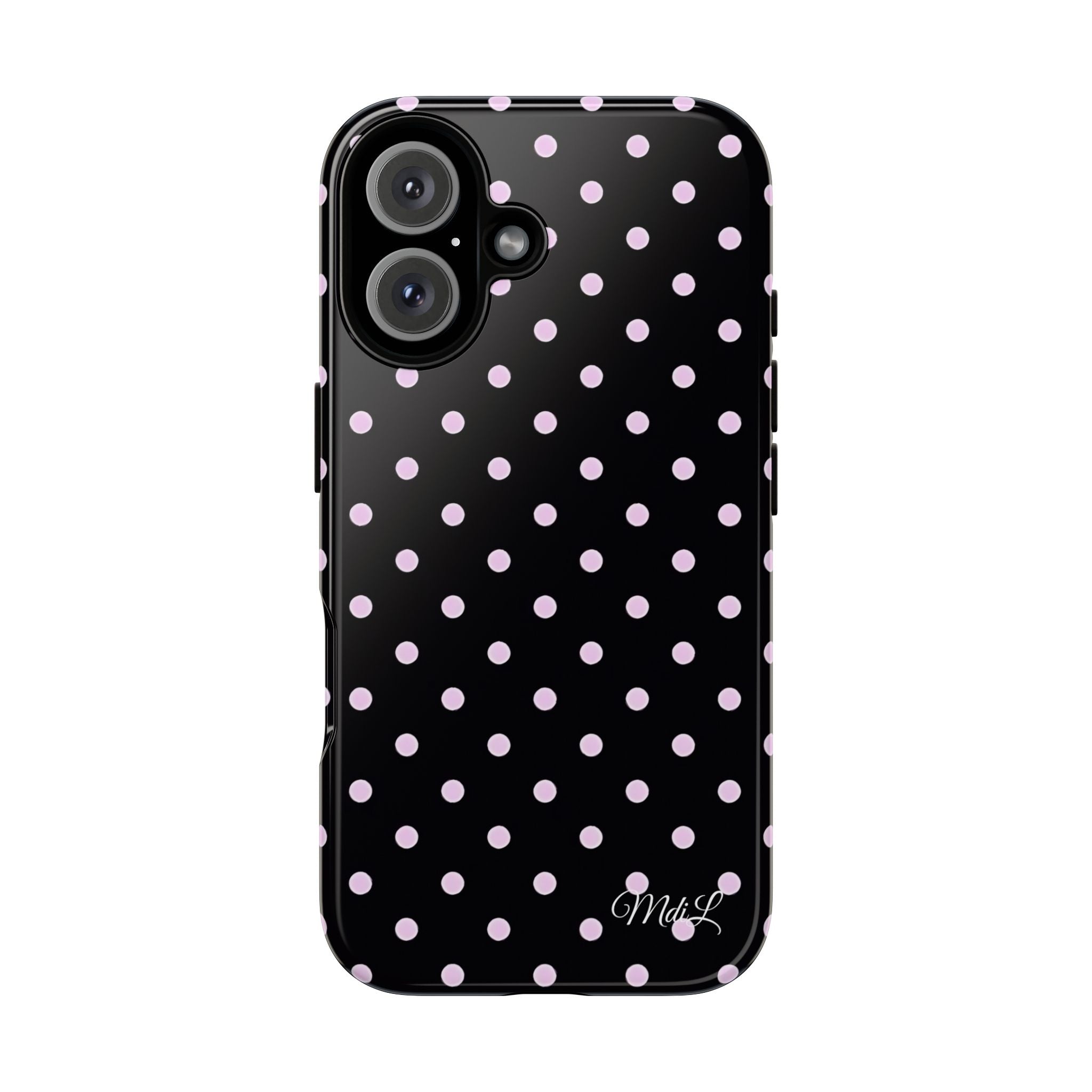Polka Dots | Pink and Black - Mare di Luna