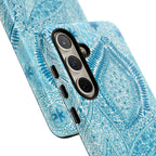 Teal Paisley