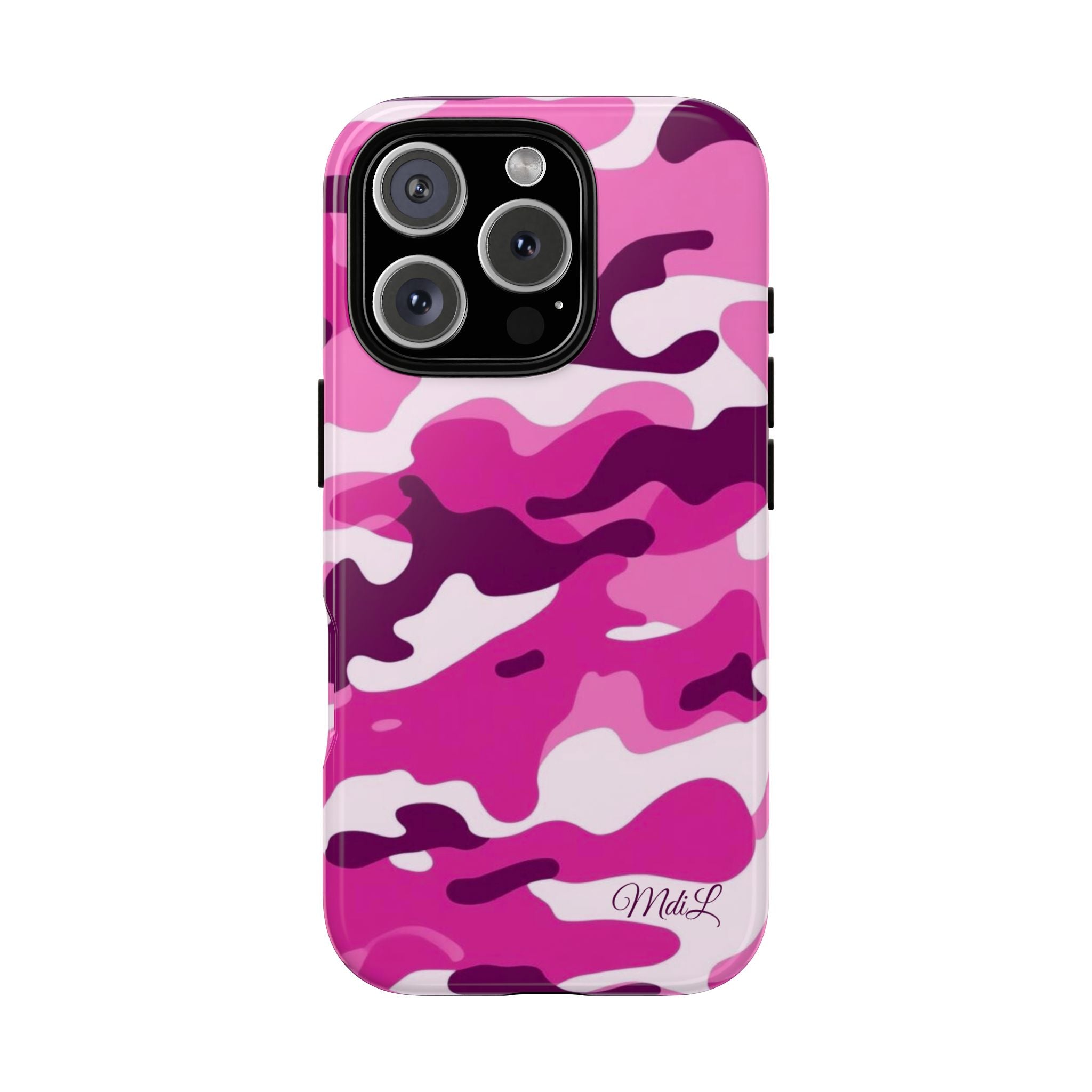 Magenta Camo iPhone Case