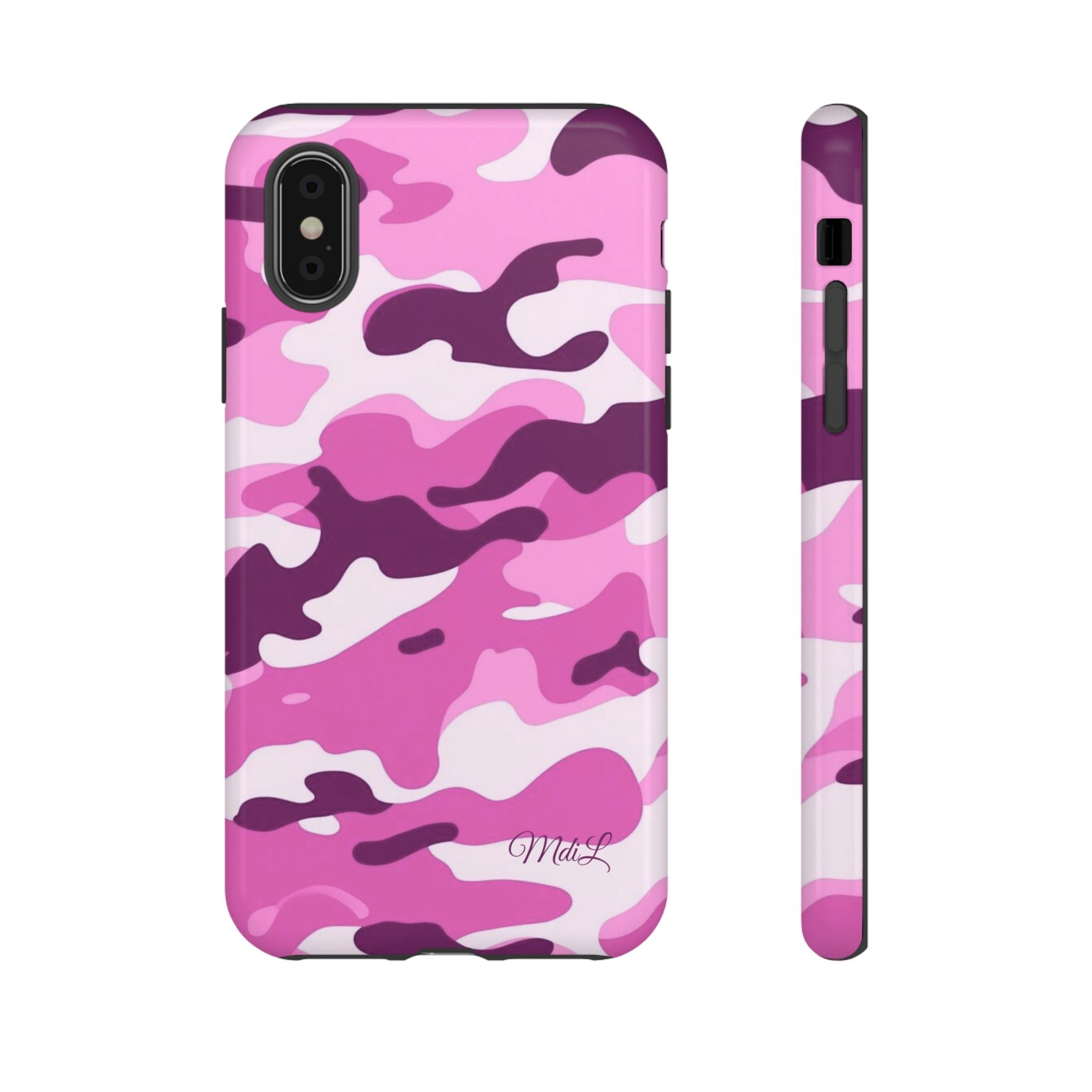 Fuschia Camo iPhone Case