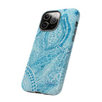 Teal Paisley