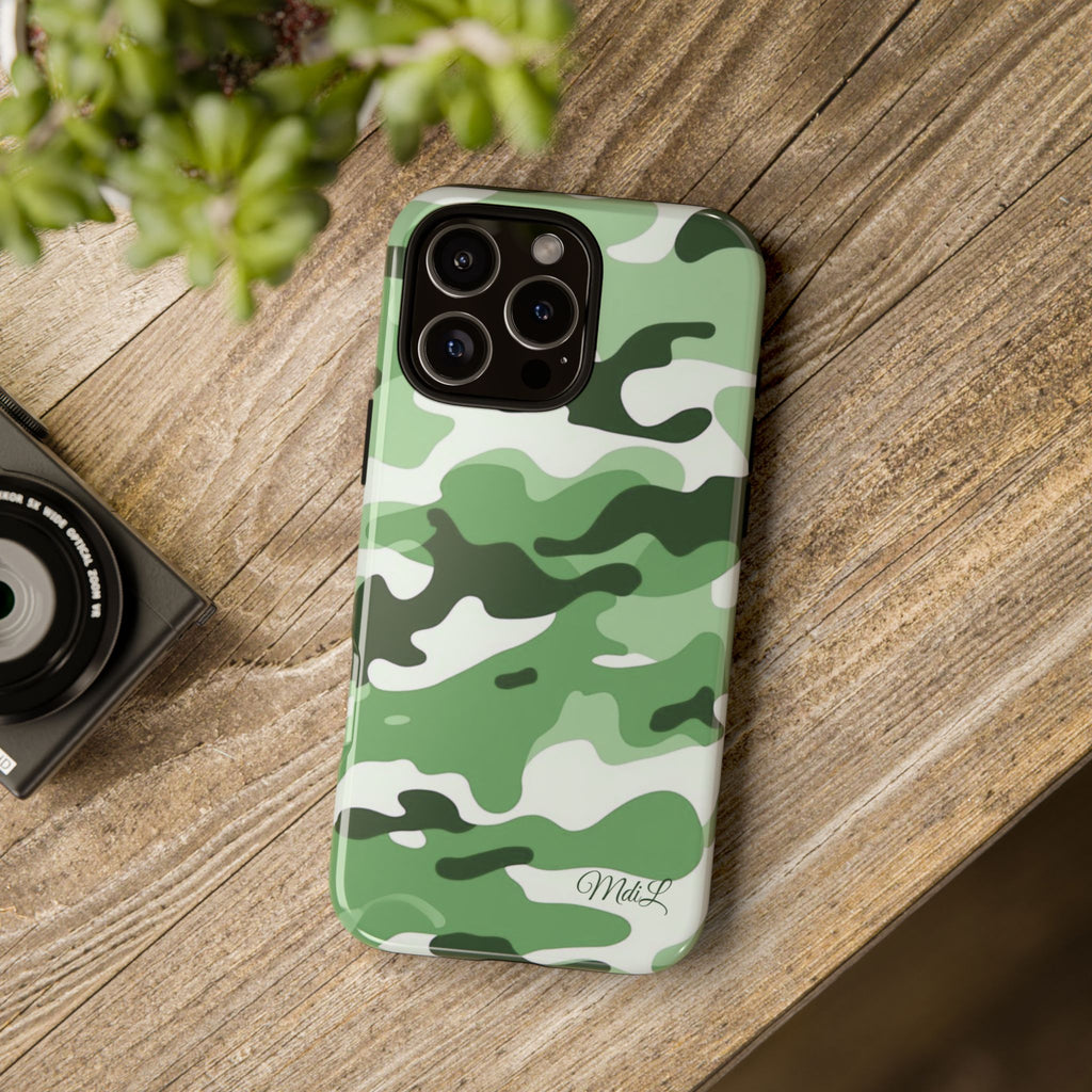 Mint Camo iPhone Case