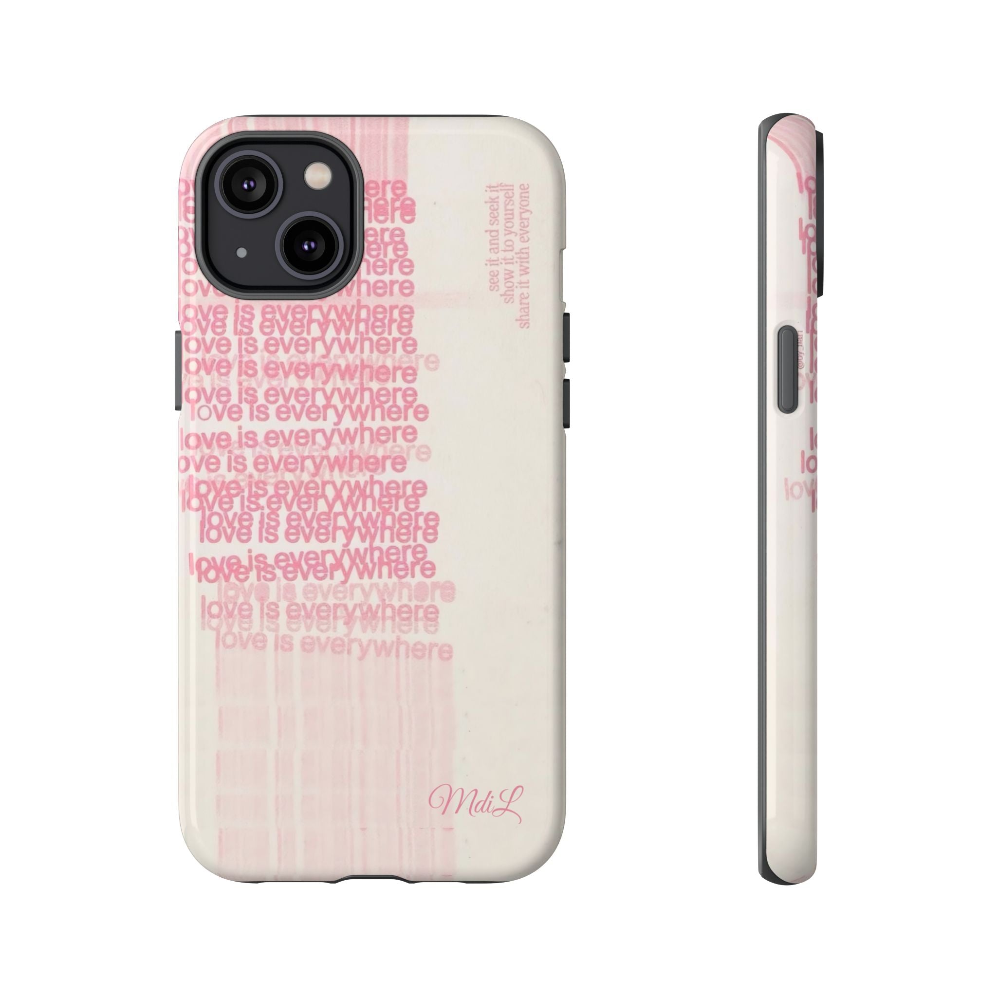 Love is Everywhere | Pink and White - Mare di Luna