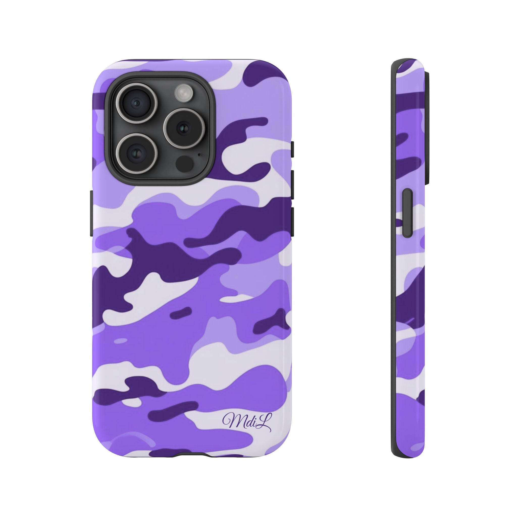 Purple Camo iPhone Case