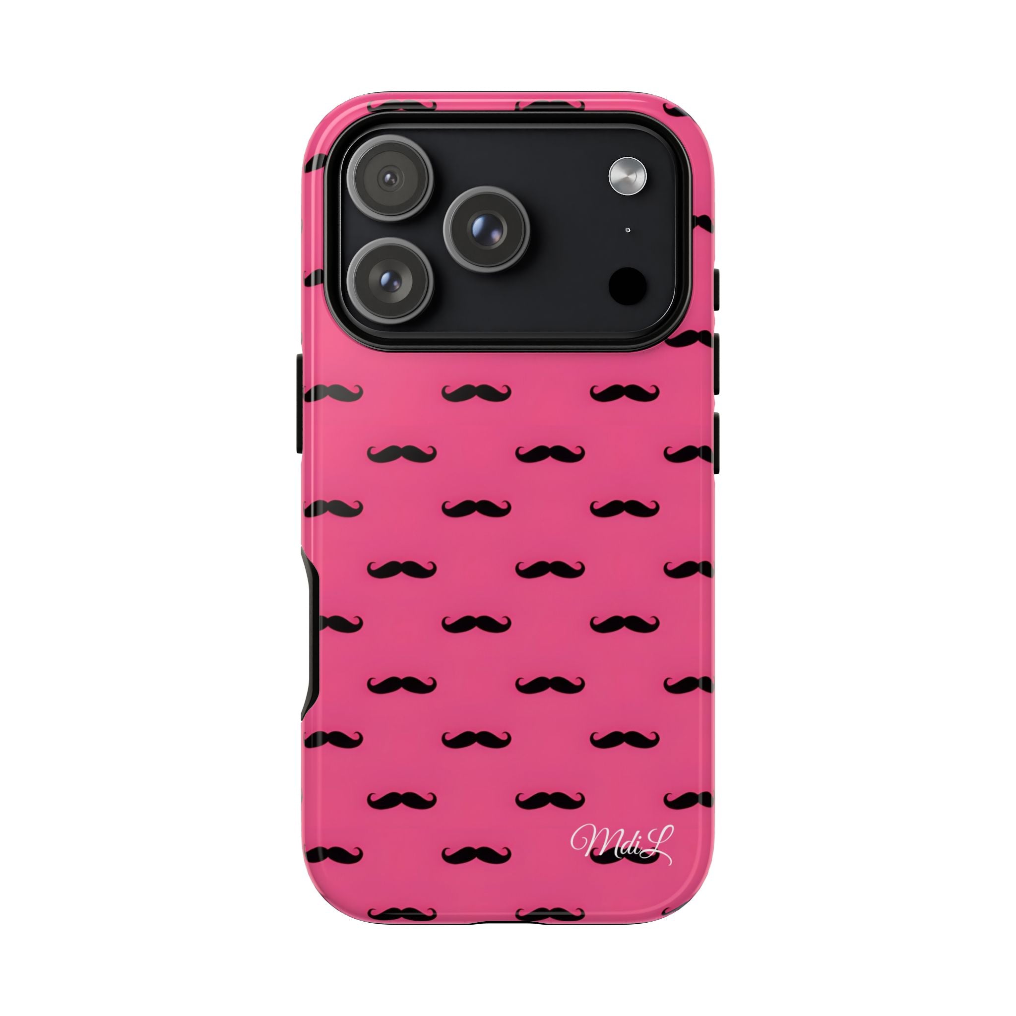 Pink Moustache iPhone Case