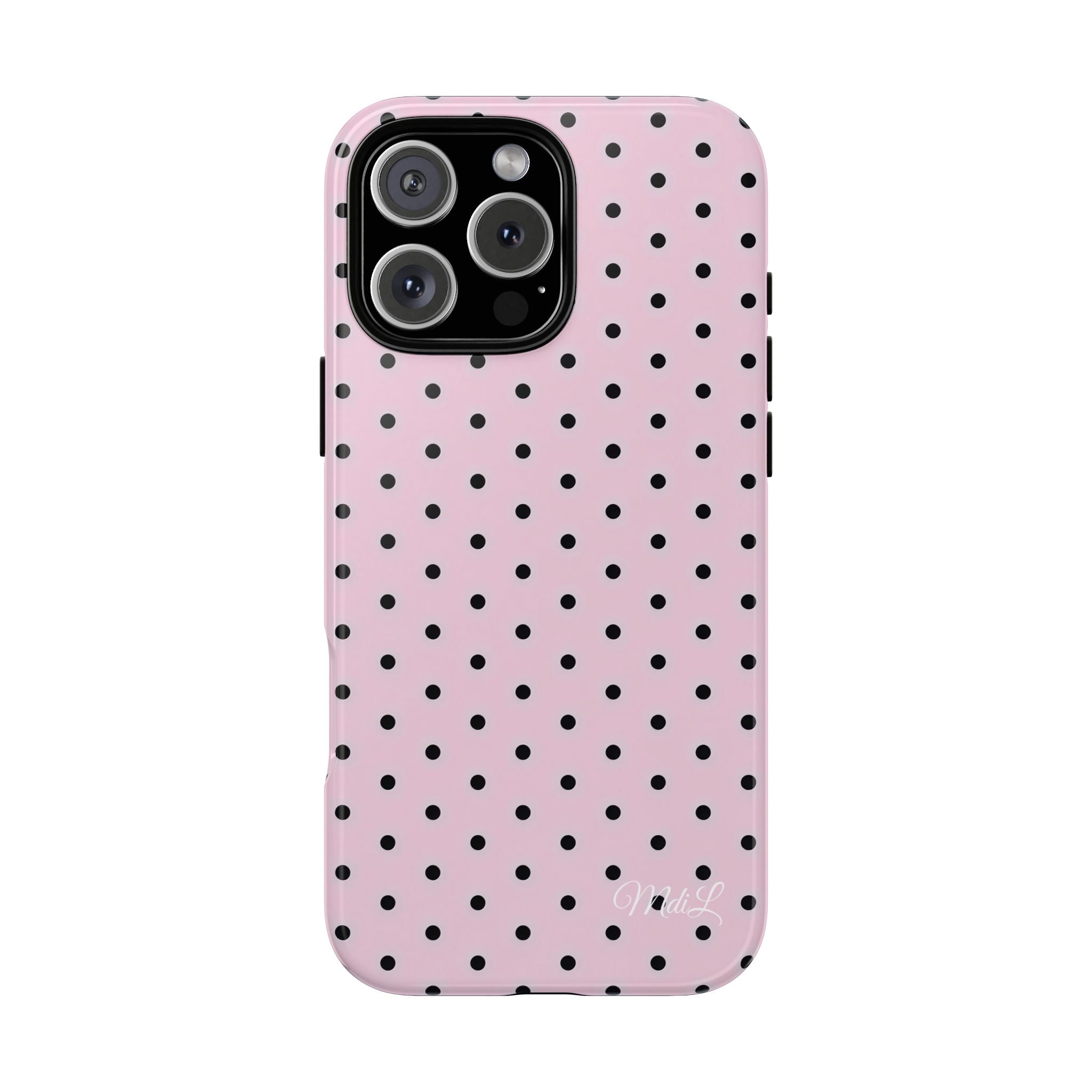 Polka Dots | Pink and Black - Mare di Luna