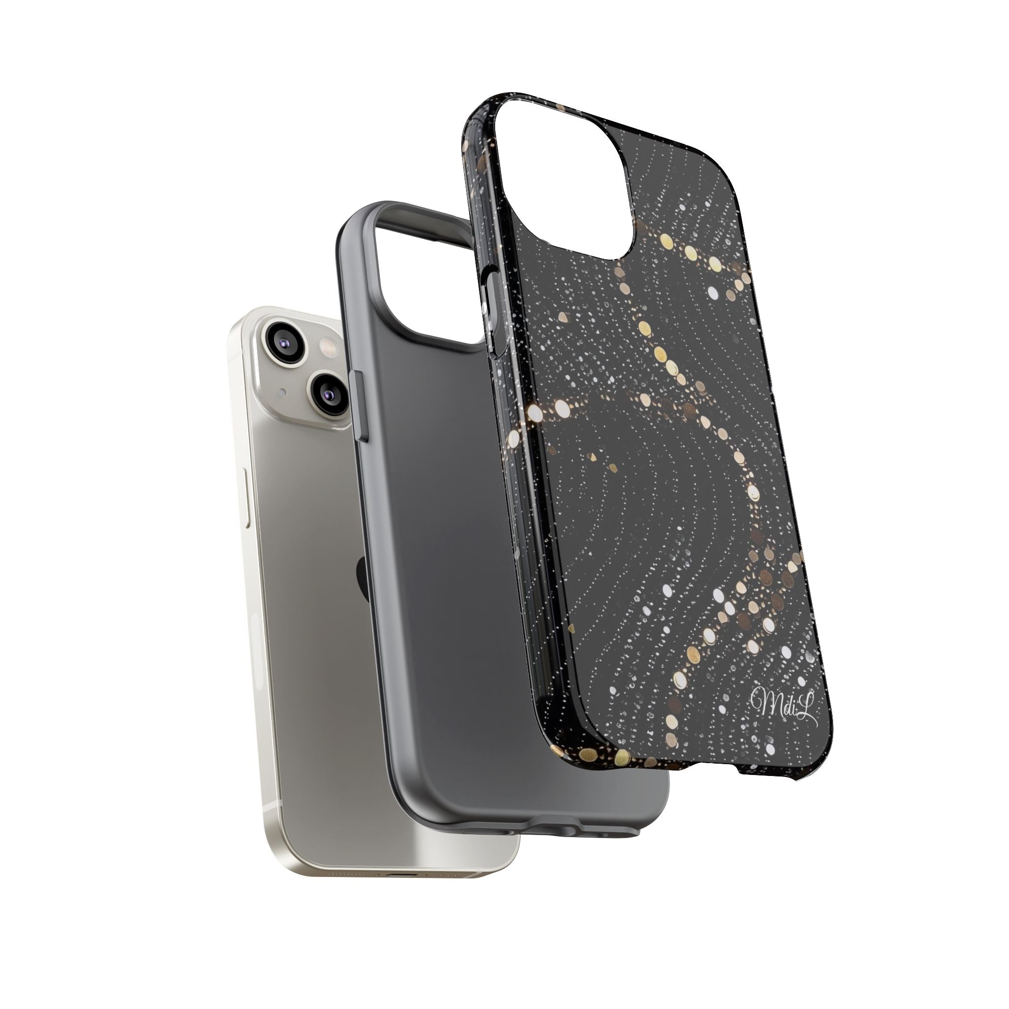 Sequin | Black and Gold - Mare di Luna