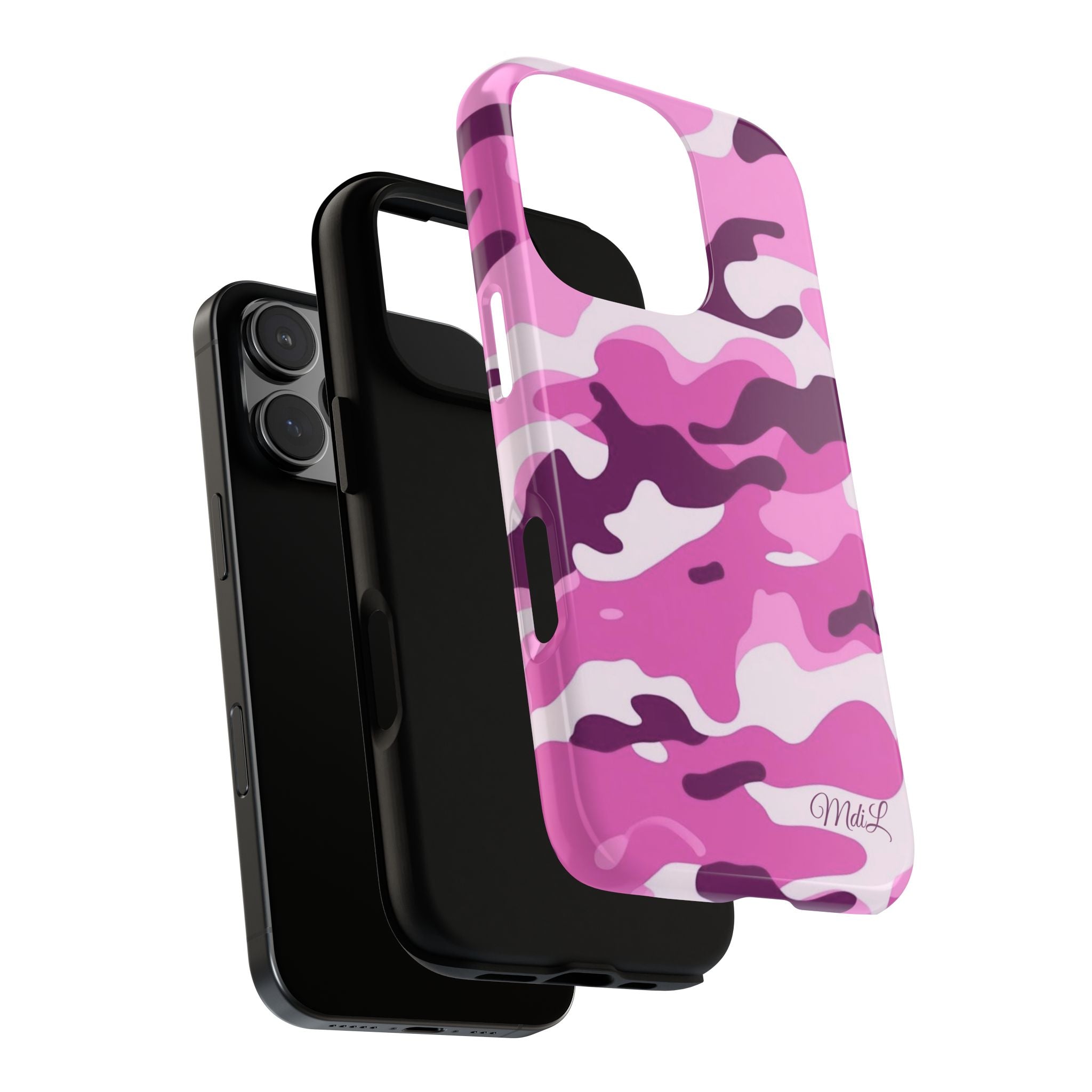 Fuschia Camo iPhone Case
