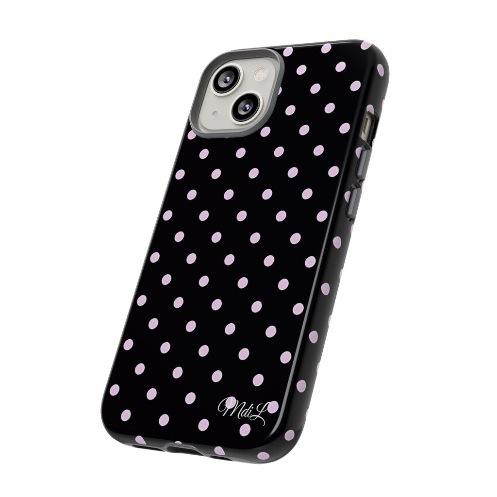 Polka Dots | Pink and Black - Mare di Luna