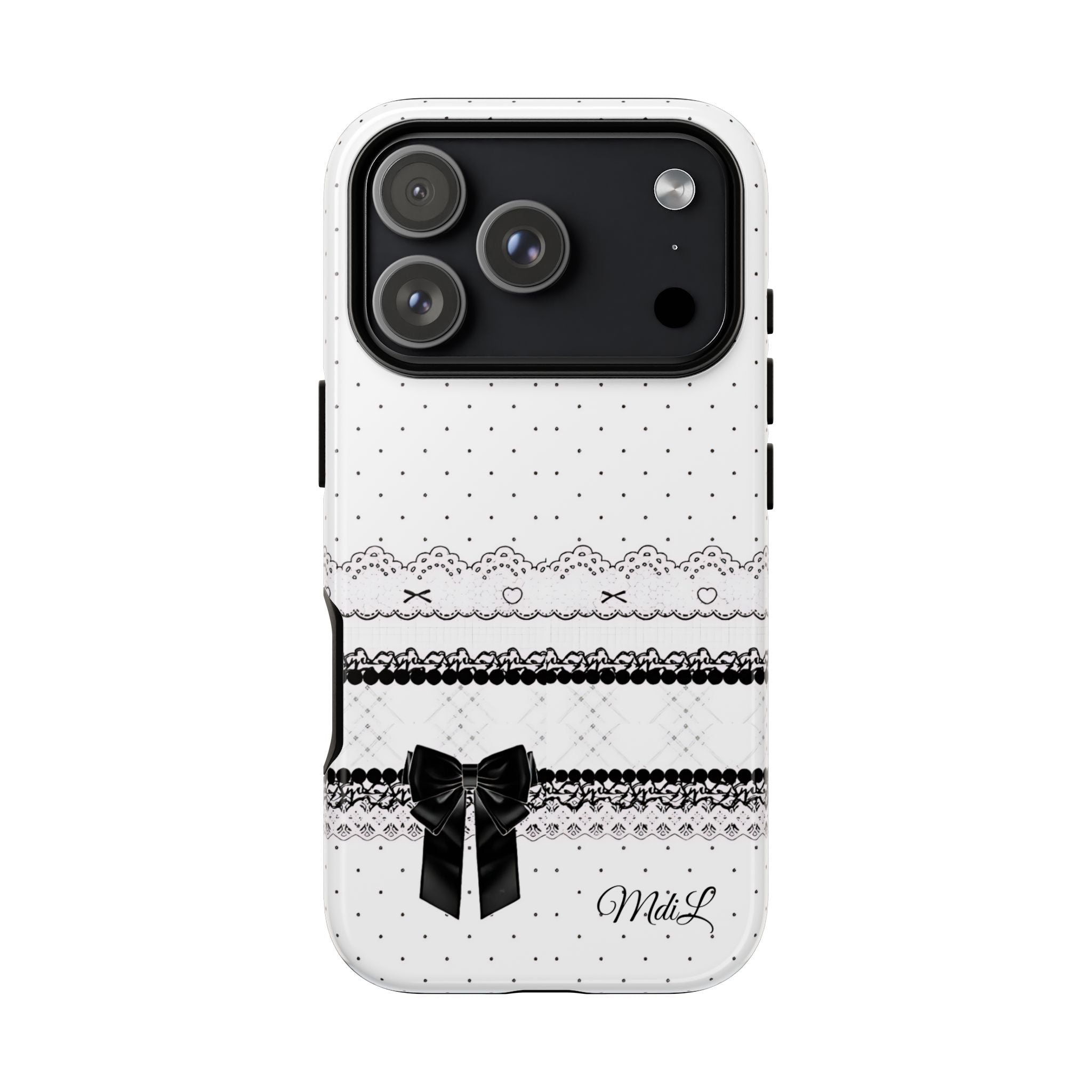 Dotted Lace | Black and White - Mare di Luna
