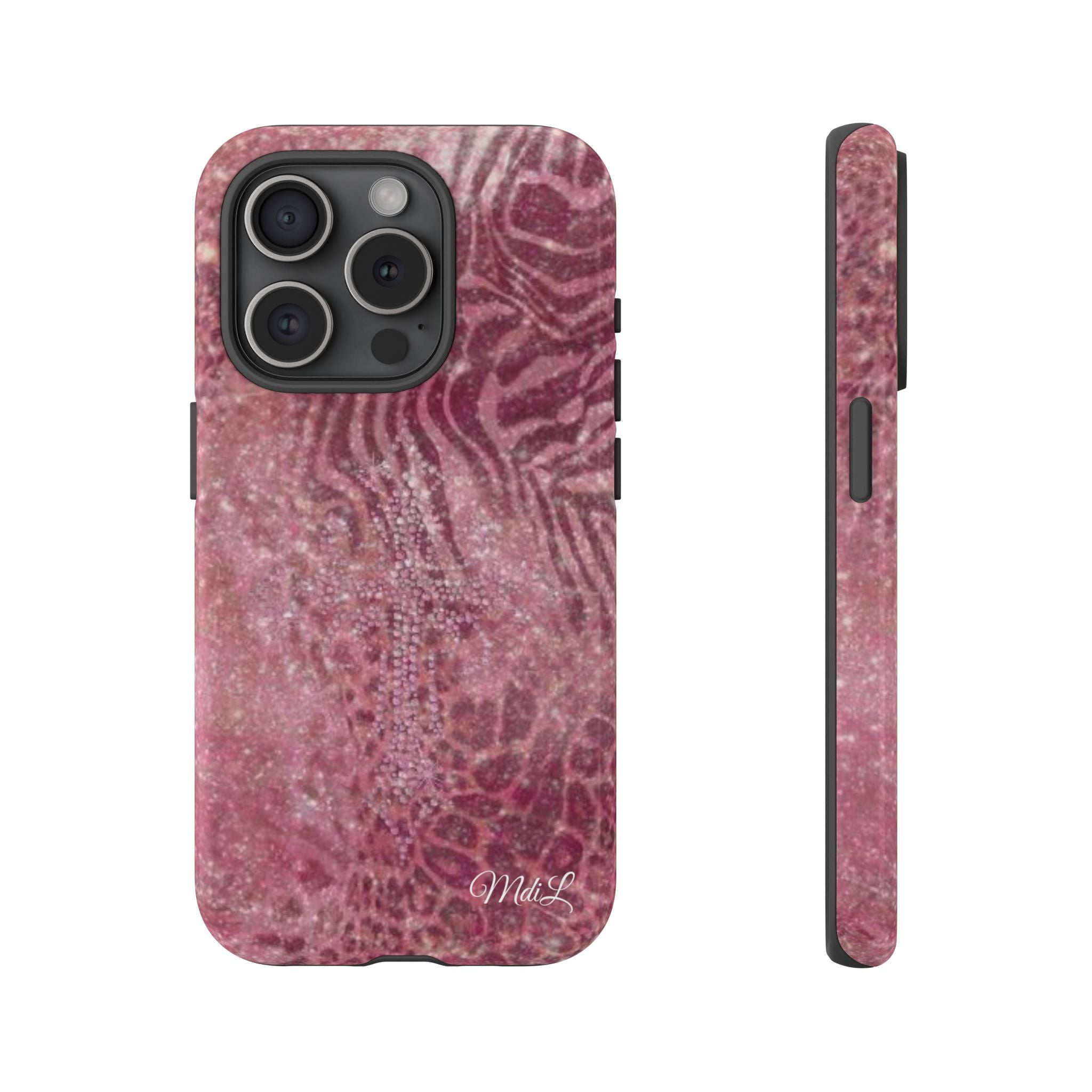 Pink Cross iPhone Case