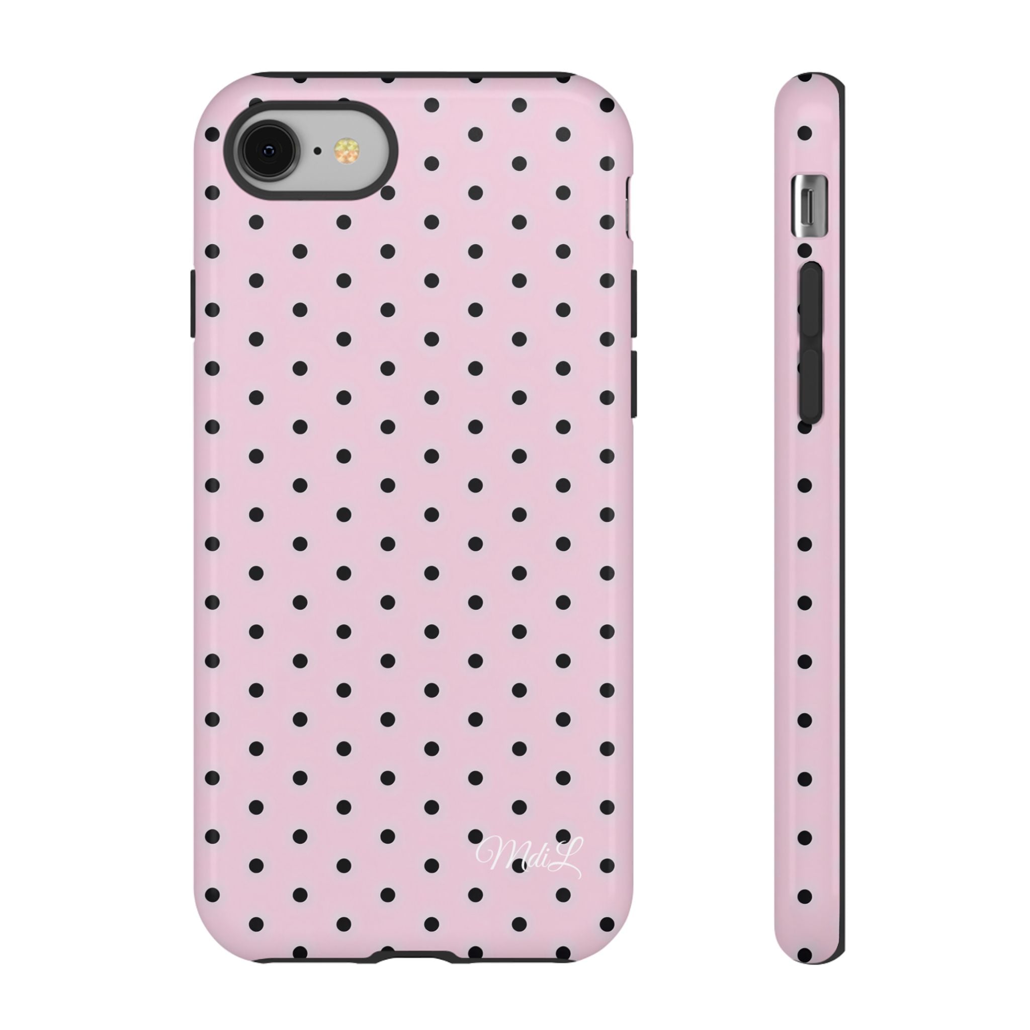 Polka Dots | Pink and Black - Mare di Luna
