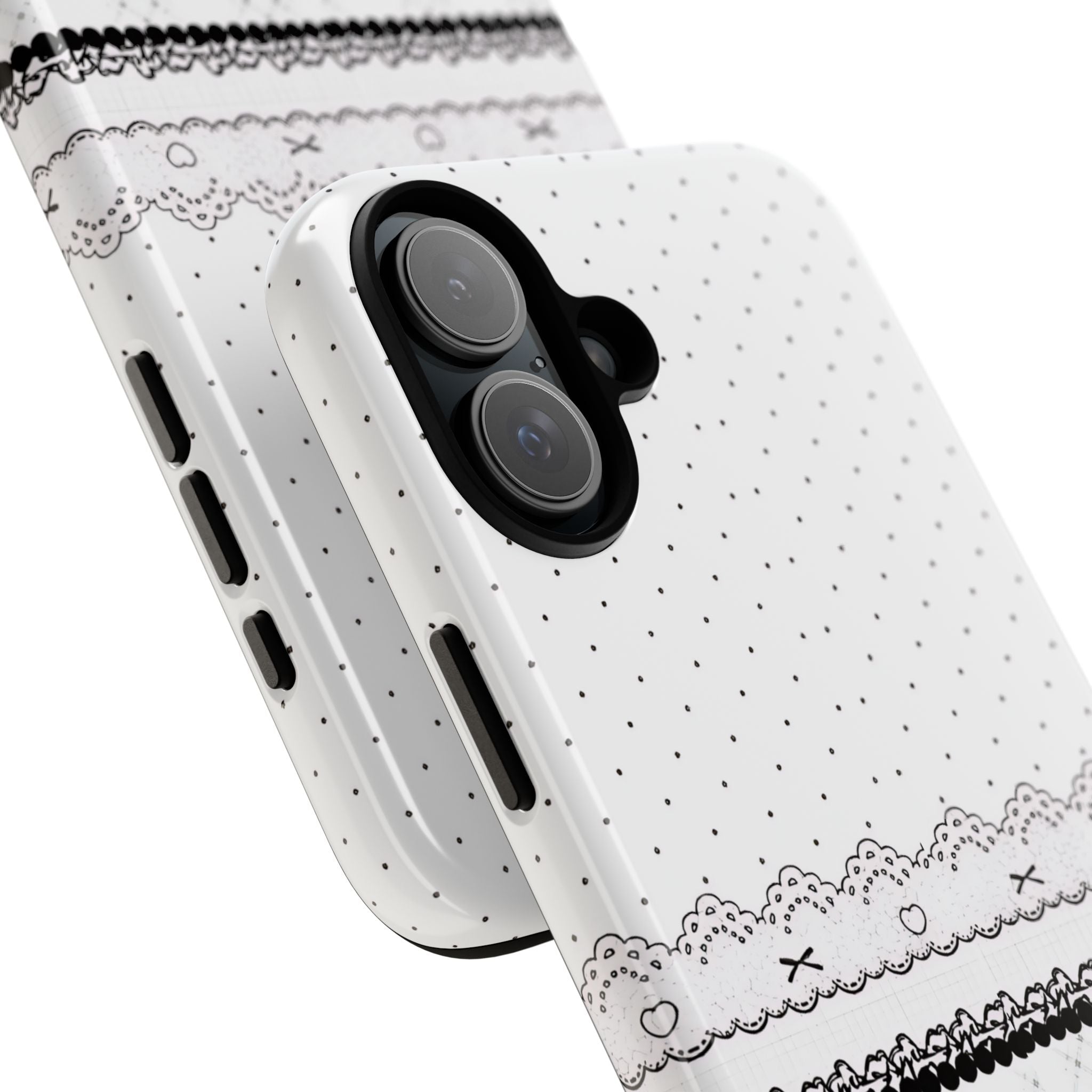 Dotted Lace | Black and White - Mare di Luna