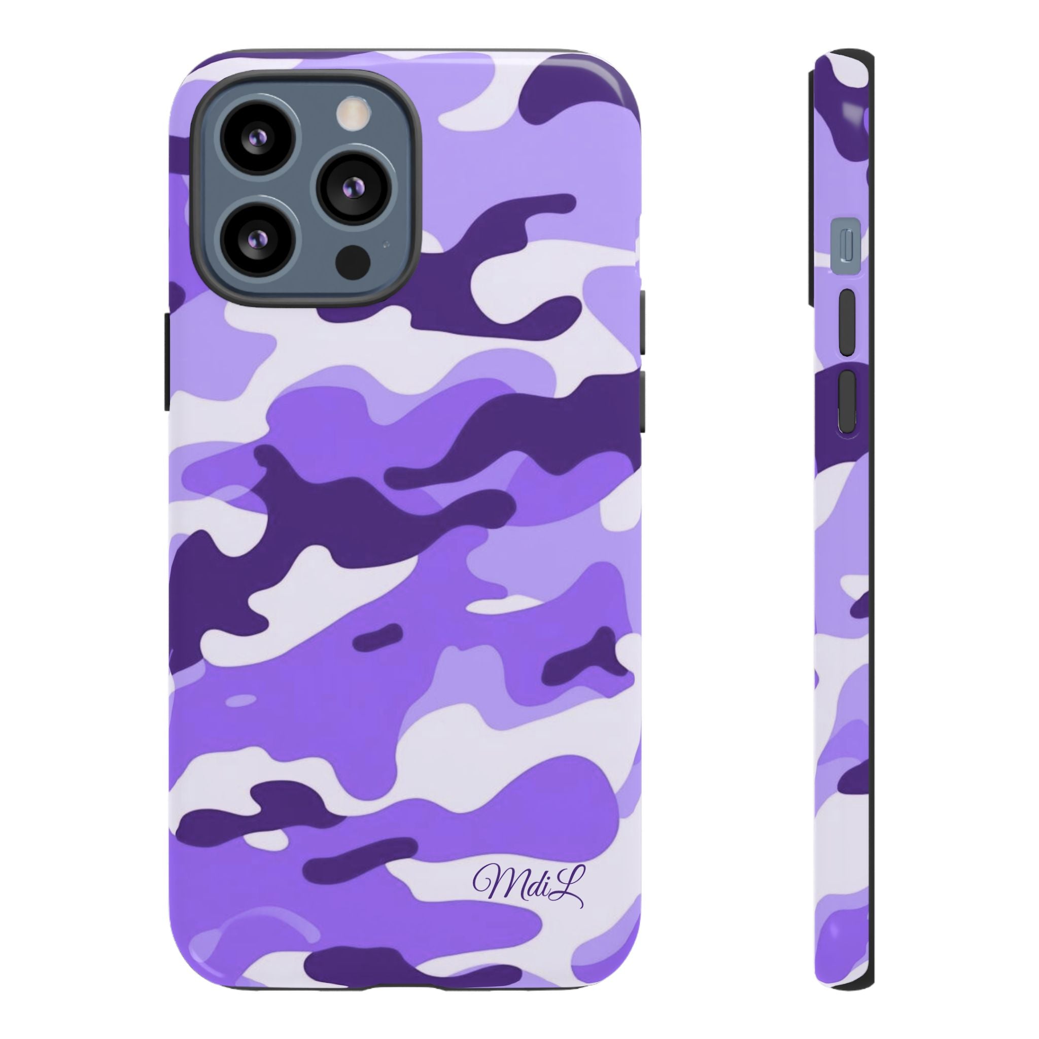 Purple Camo iPhone Case